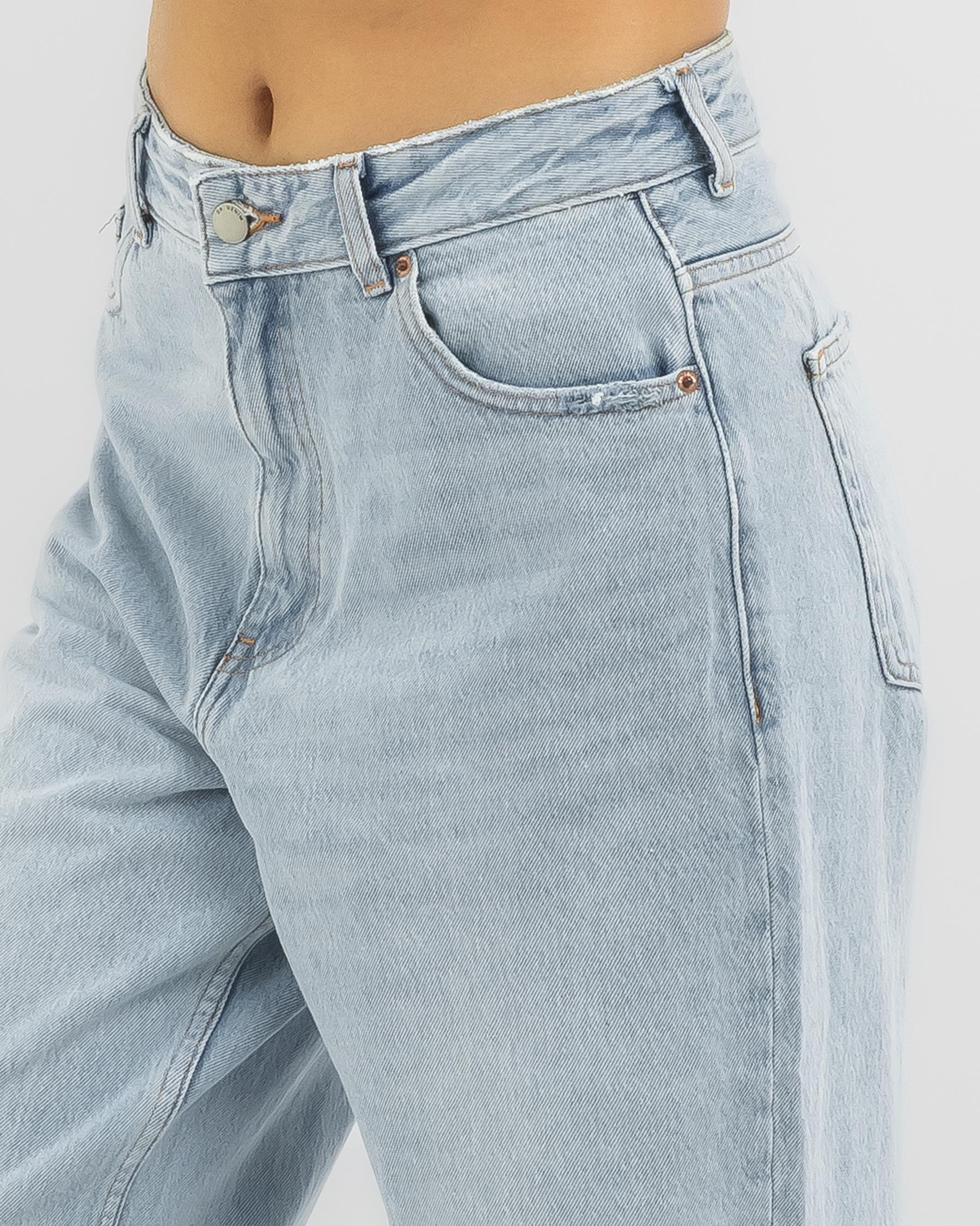 Shop Dr Denim Donna Jeans In Stream Light Worn - Fast Shipping & Easy ...