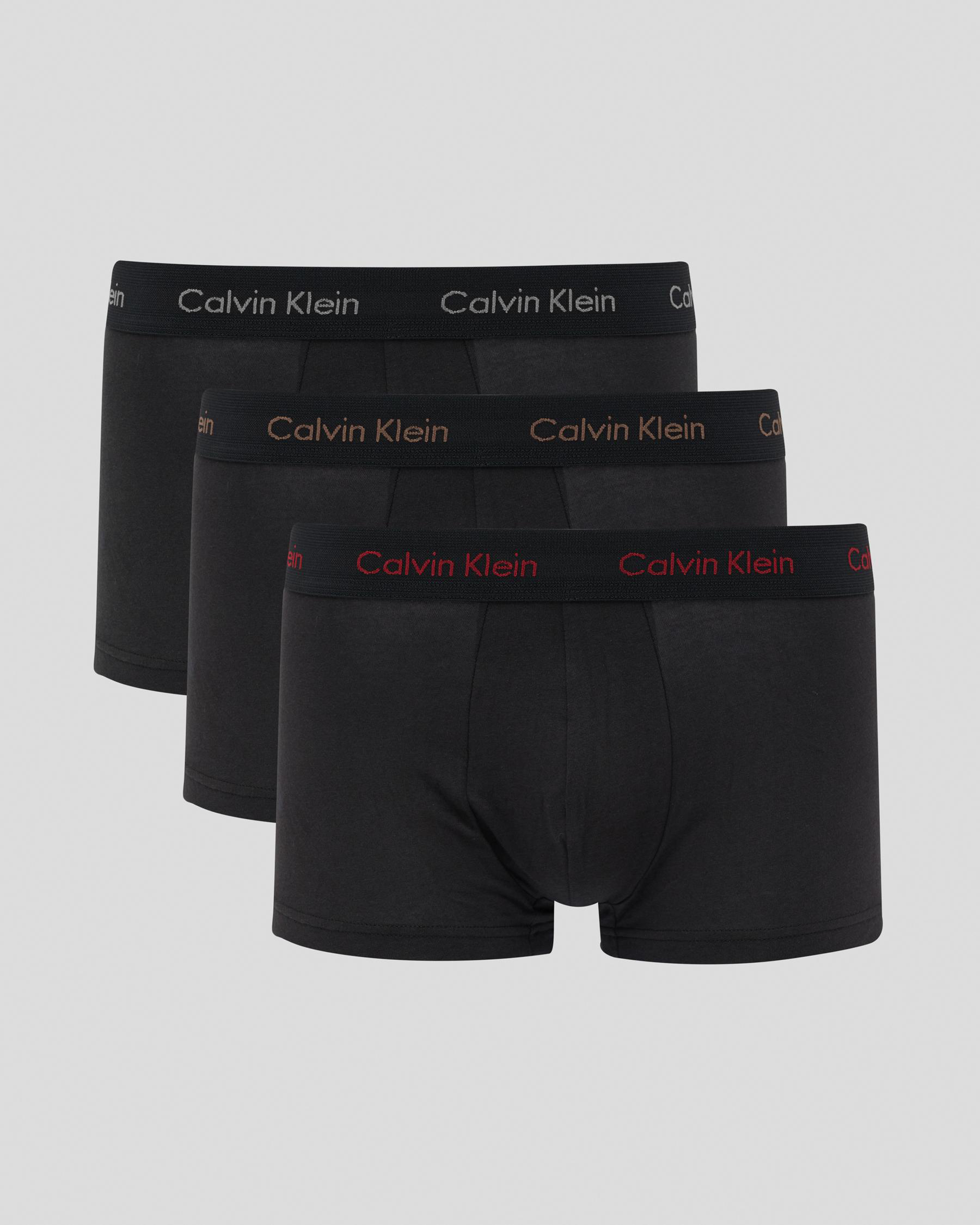 Cotton Stretch Low Rise Trunks 3 Pack