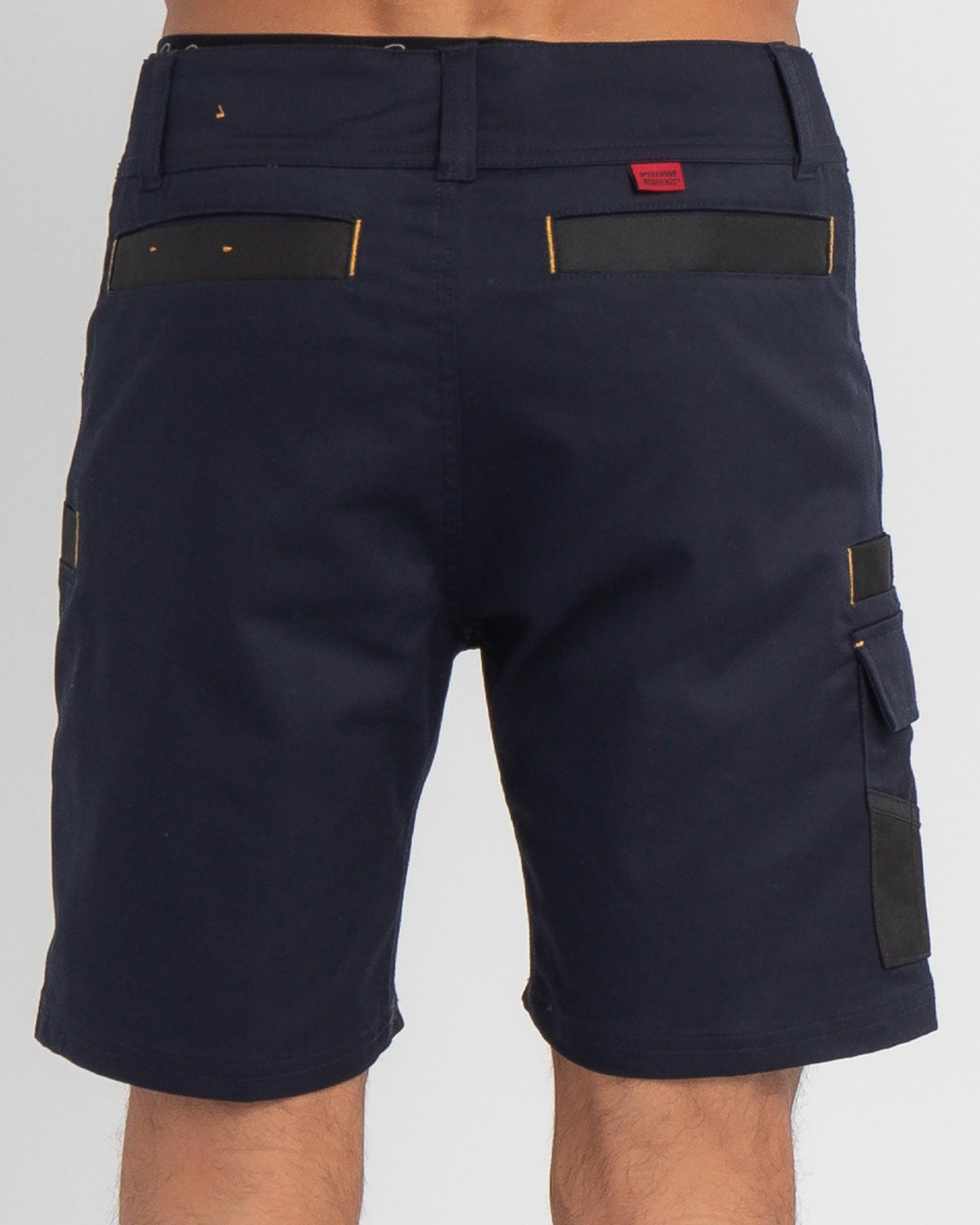 Shop Cat Elite Operator Shorts In Navy - Fast Shipping & Easy Returns ...