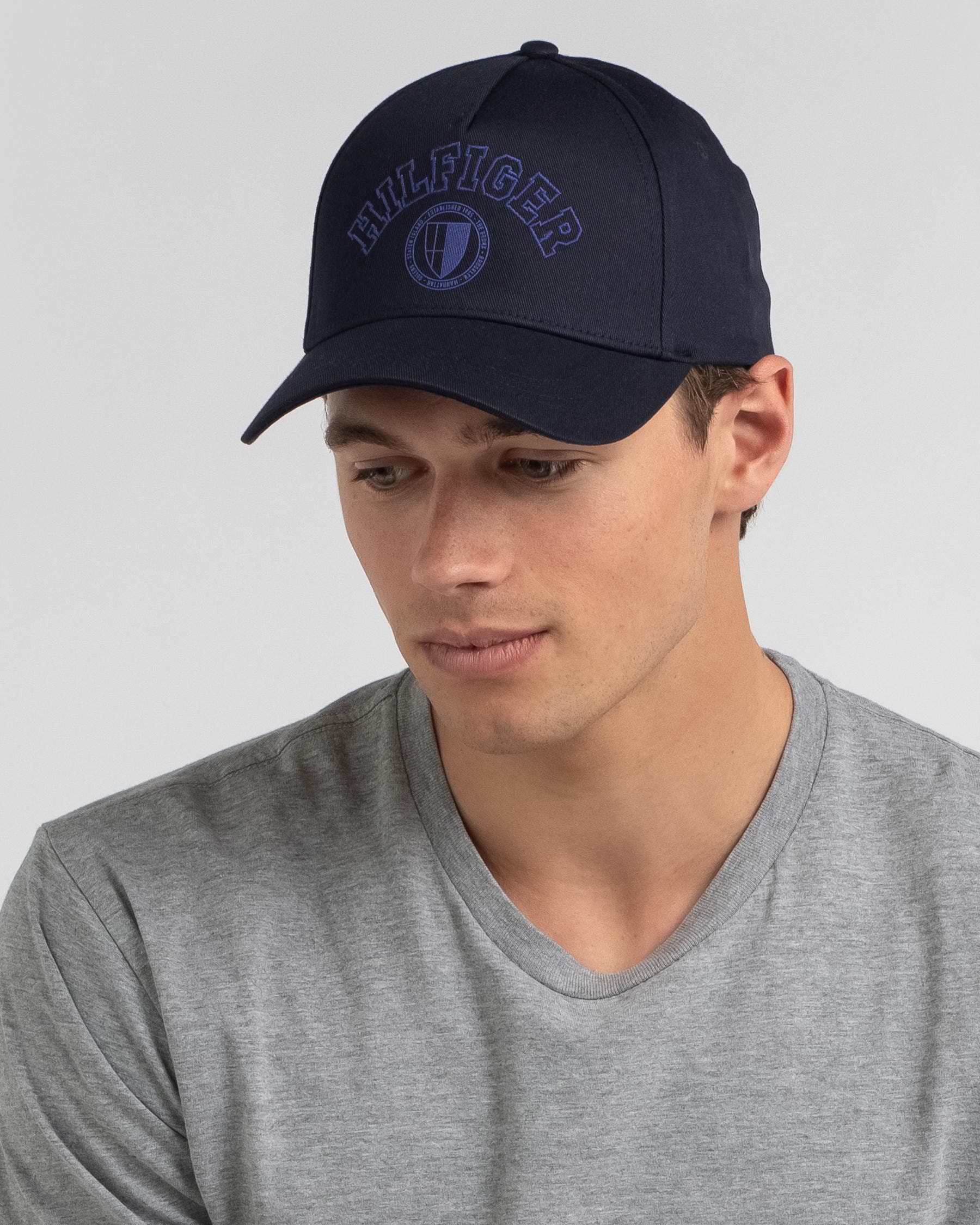 Shop Tommy Hilfiger Jersey Cap In Desert Sky - Fast Shipping & Easy ...