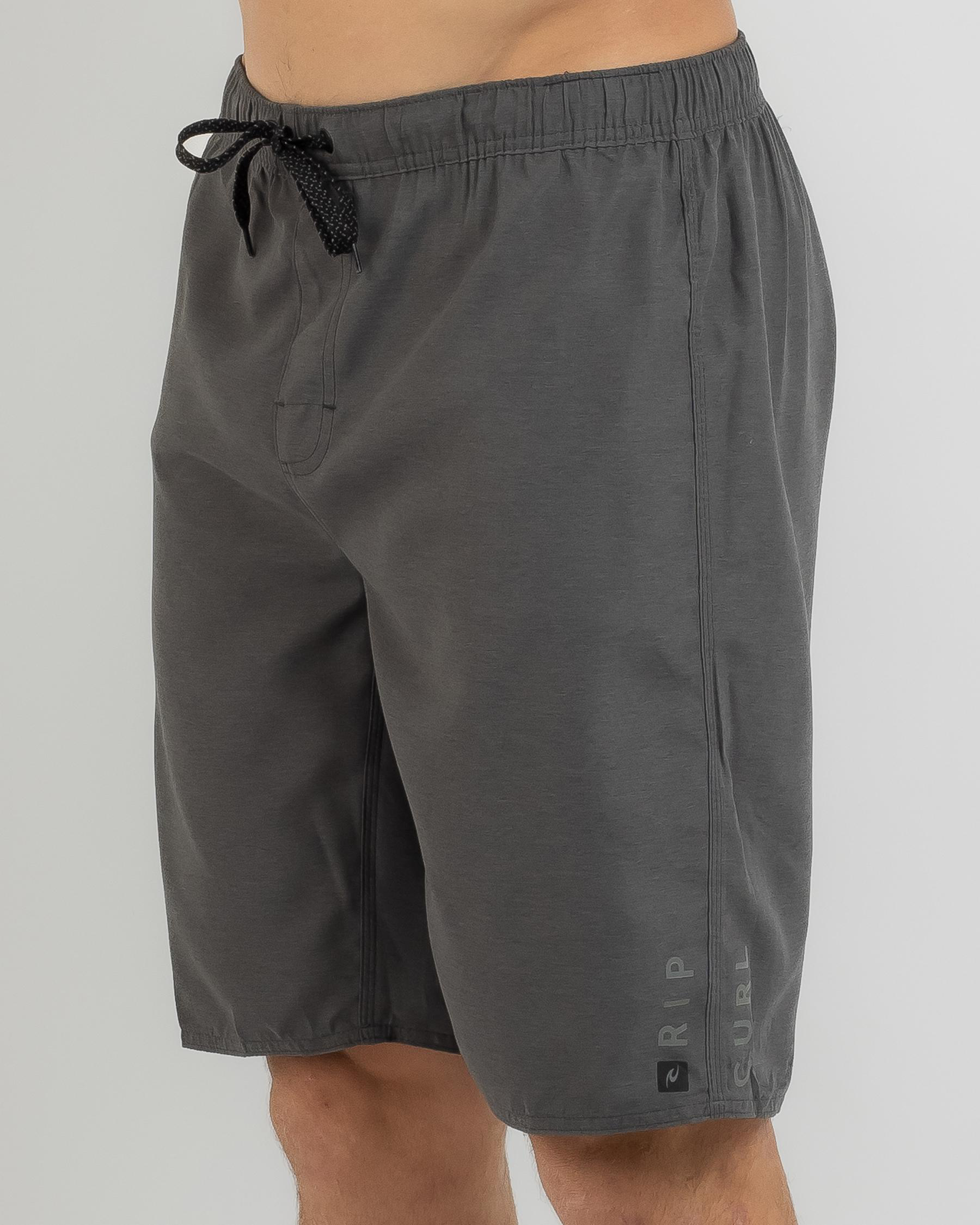 Rip Curl Dawn Patrol Elastic Fit Shorts In Black - Fast Shipping & Easy ...