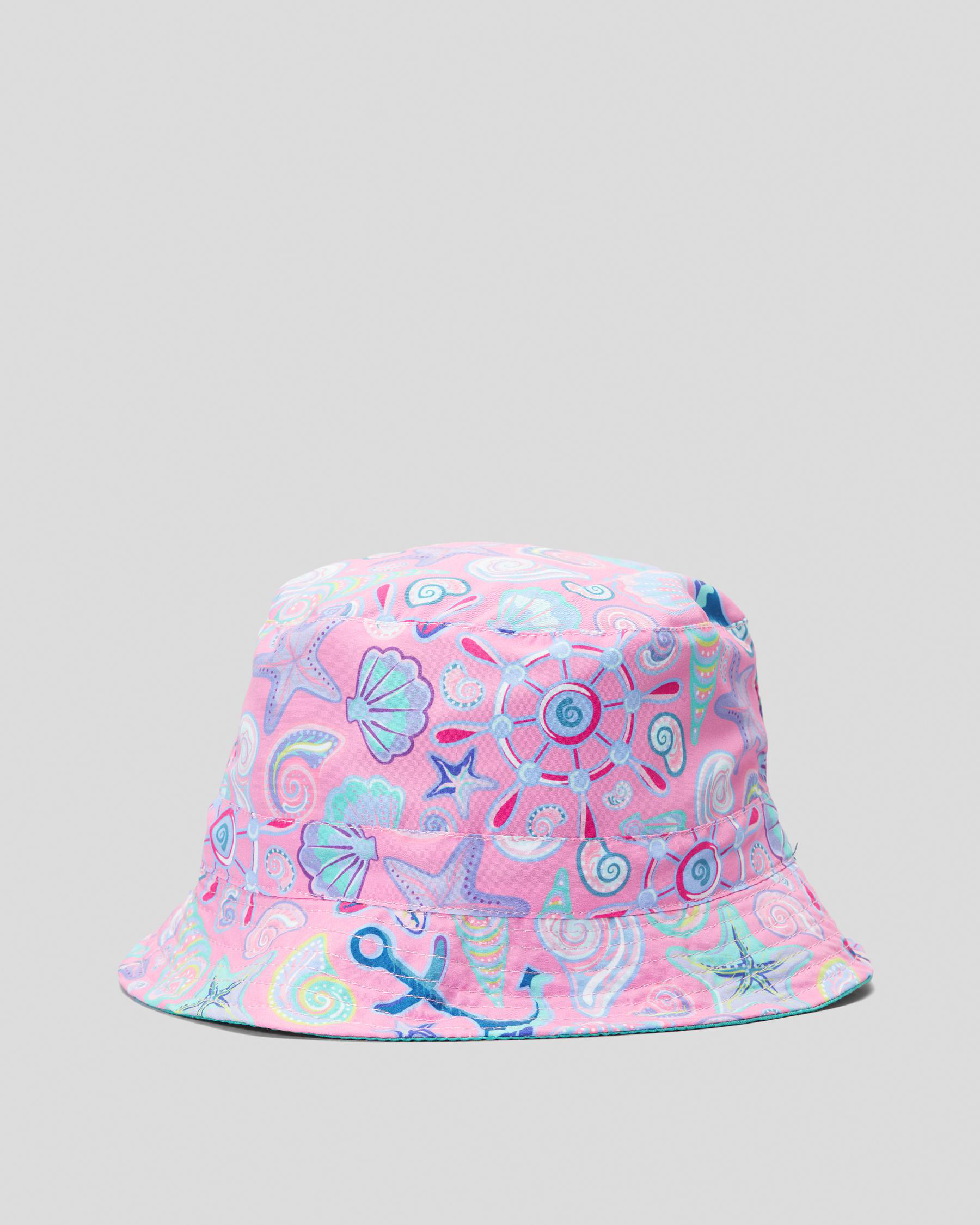 Shop Mooloola Toddlers' Seashell Bucket Hat In Pink - Fast Shipping ...