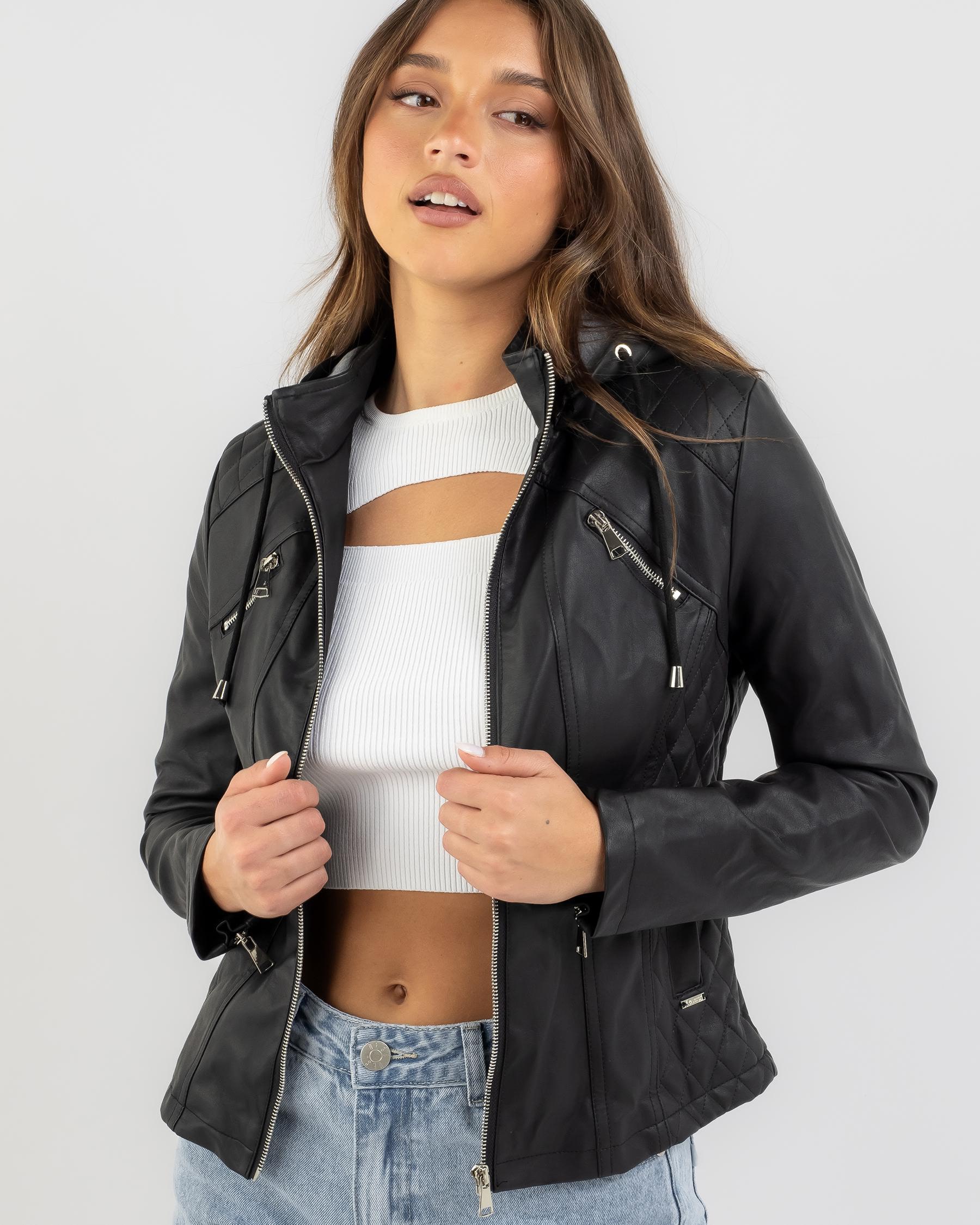 Shop Ava And Ever Charlotte Jacket In Black - Fast Shipping & Easy ...