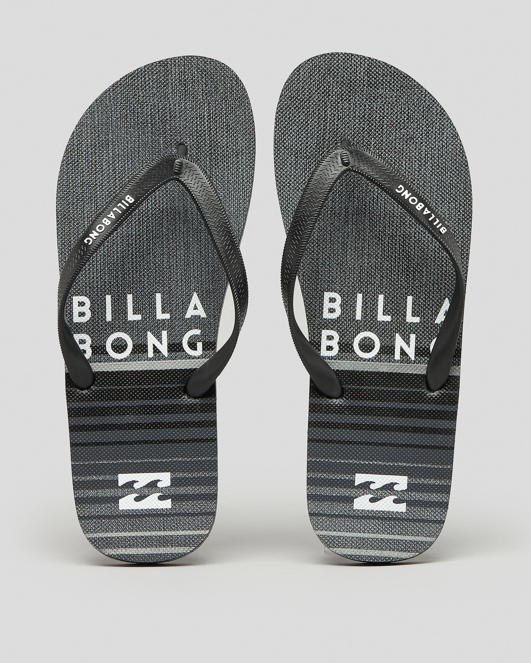 Billabong Northpoint Thongs In Grey - Fast Shipping & Easy Returns ...