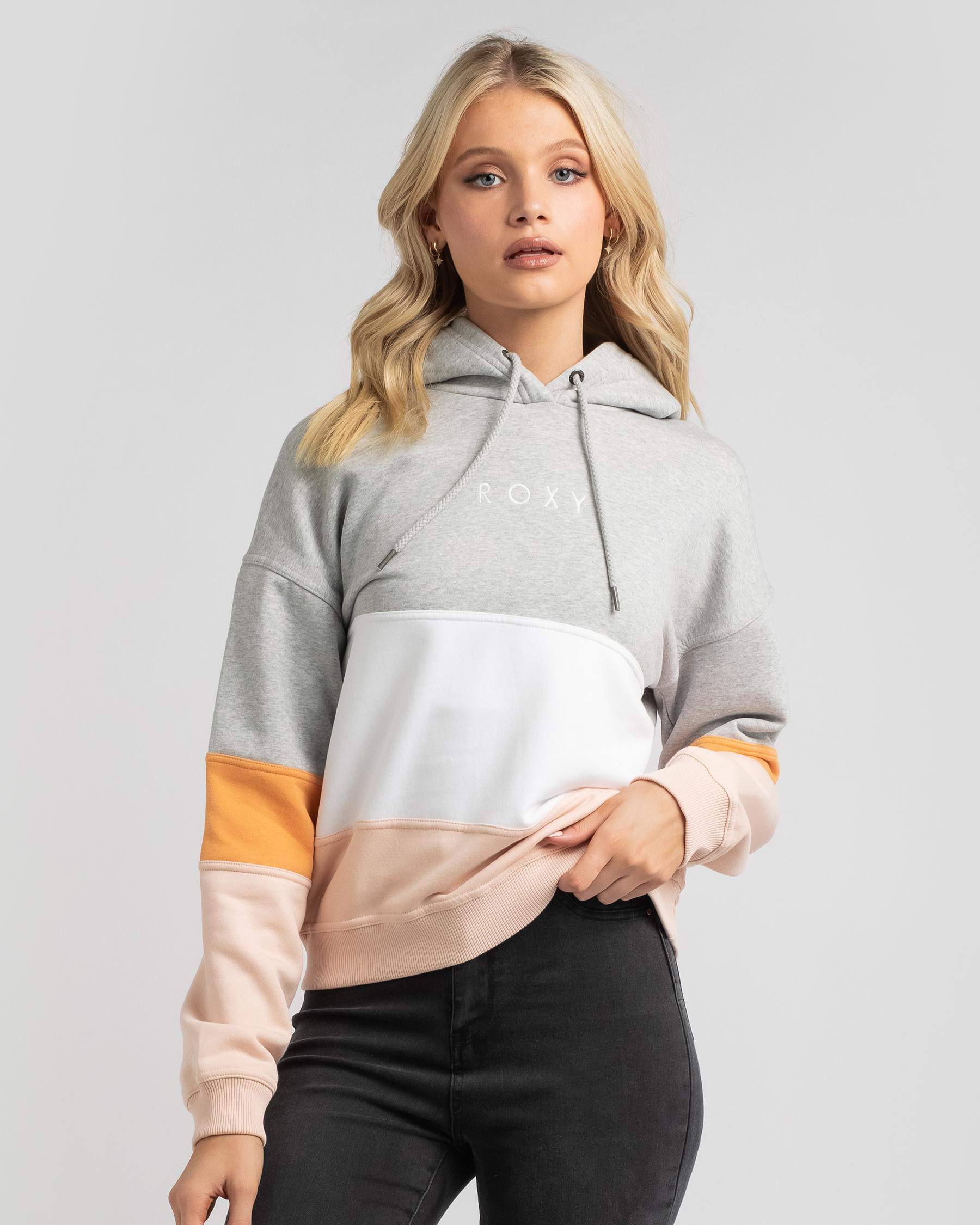 Shop Roxy In The Moonlight Hoodie In Peachy Keen - Fast Shipping & Easy ...