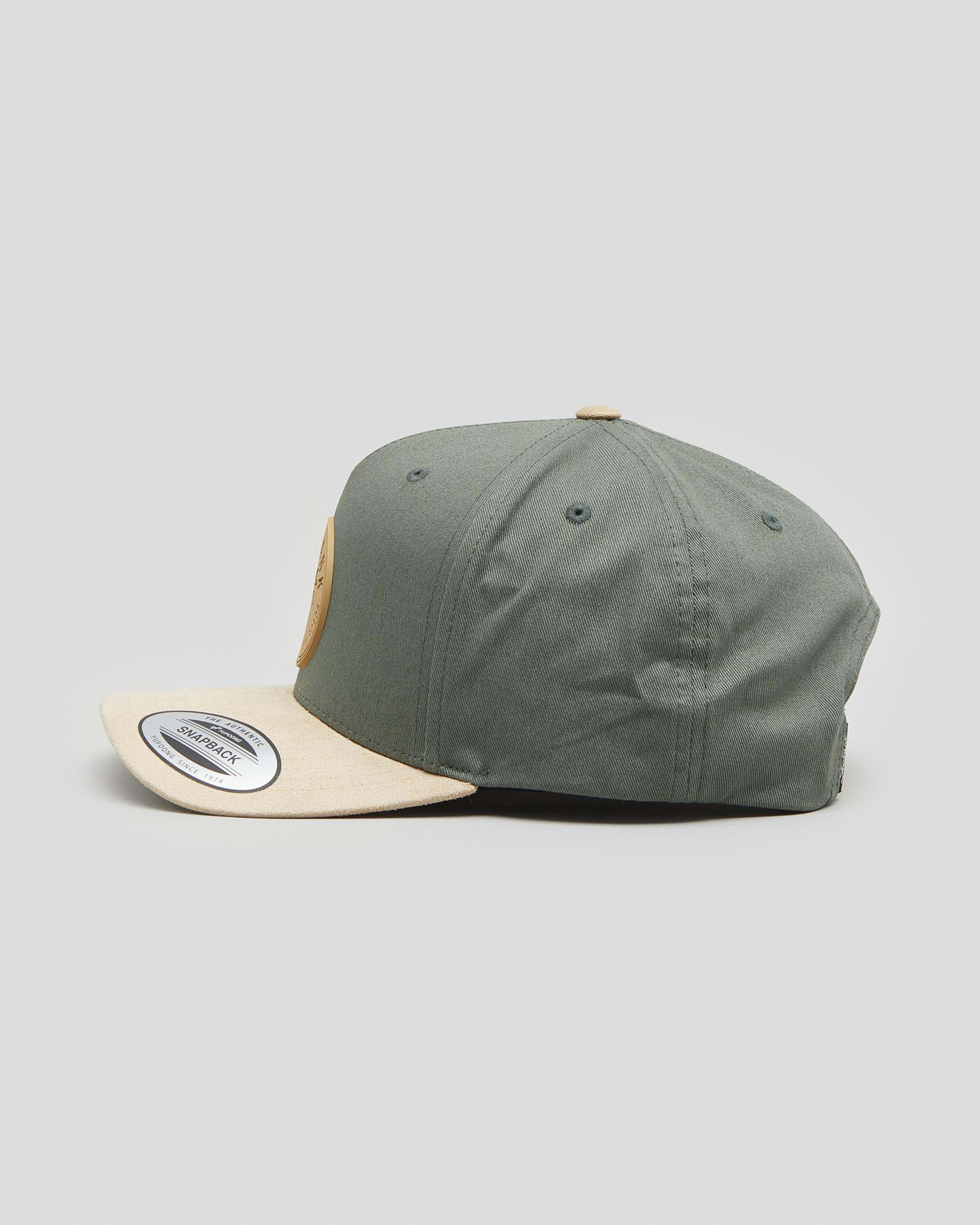 Shop Skylark Paradise Snapback Cap In Olive/brown - Fast Shipping ...