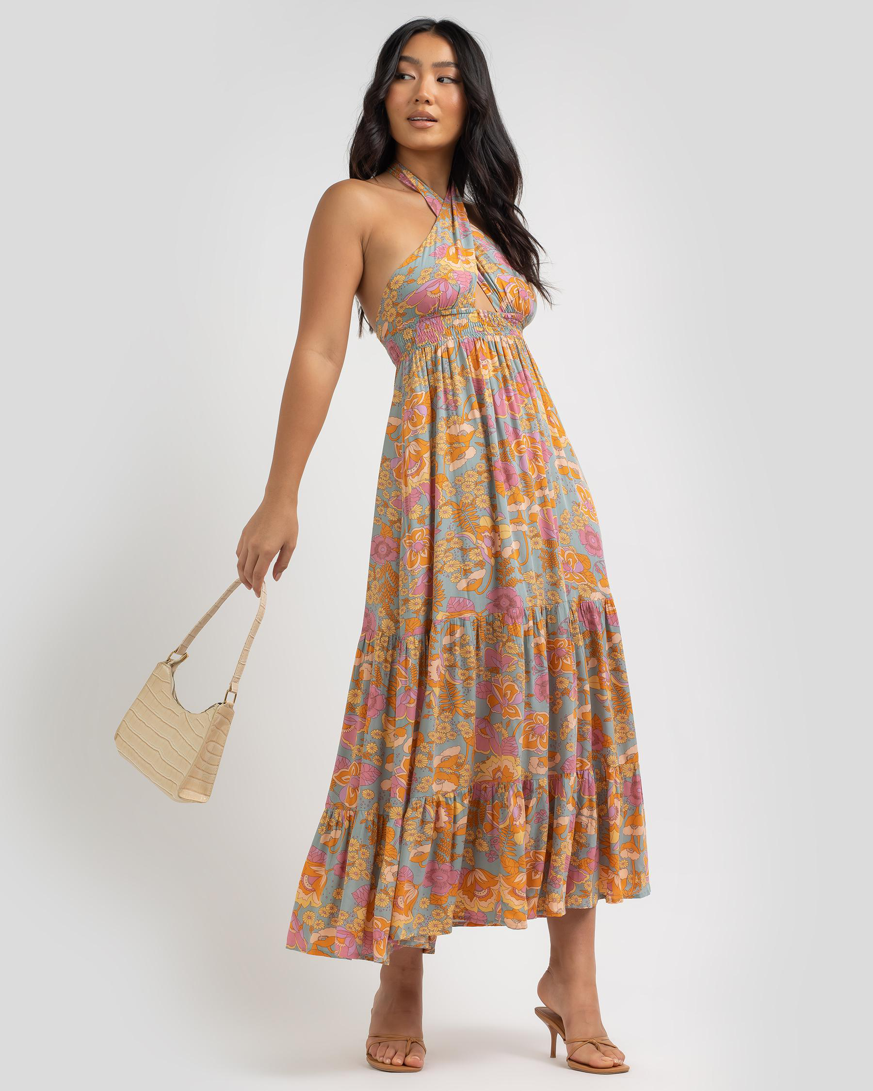 Shop Mooloola Castor Maxi Dress In Multi - Fast Shipping & Easy Returns ...