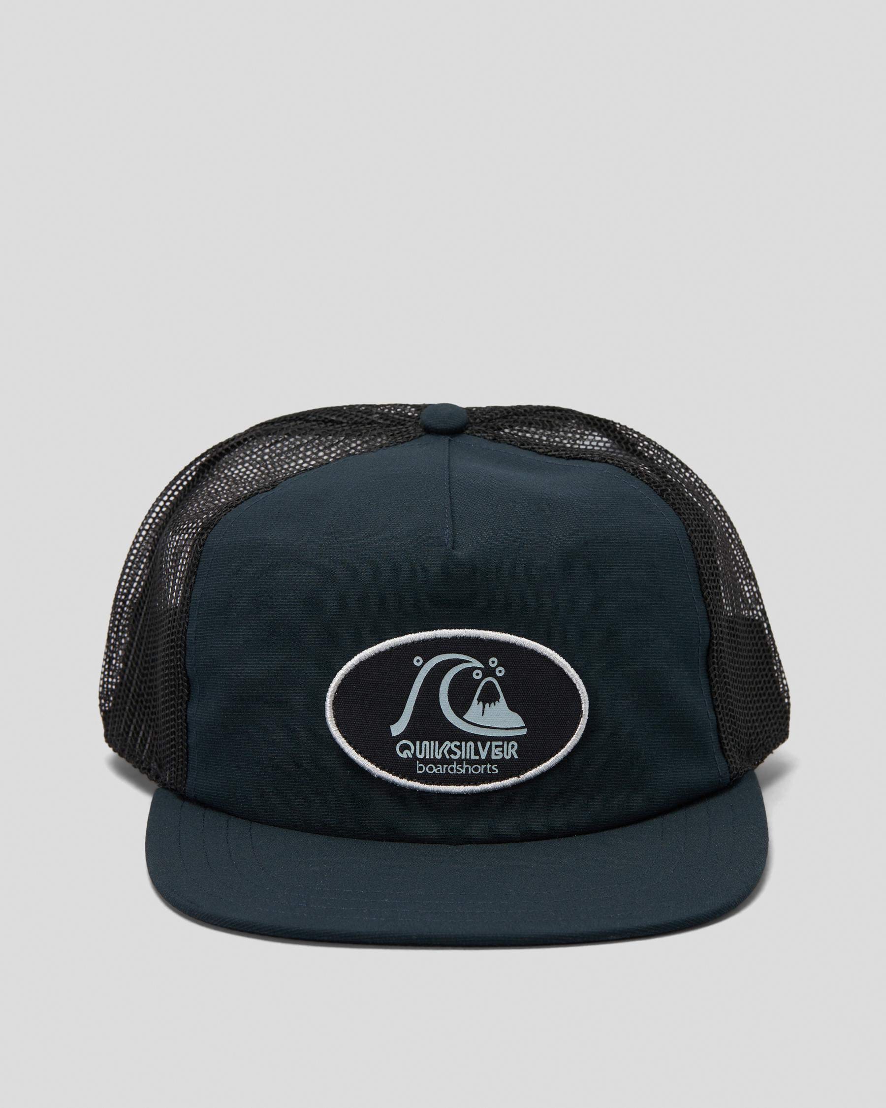 Quiksilver Originals Trucker In States City Black Returns - - Shipping United & Beach Easy FREE