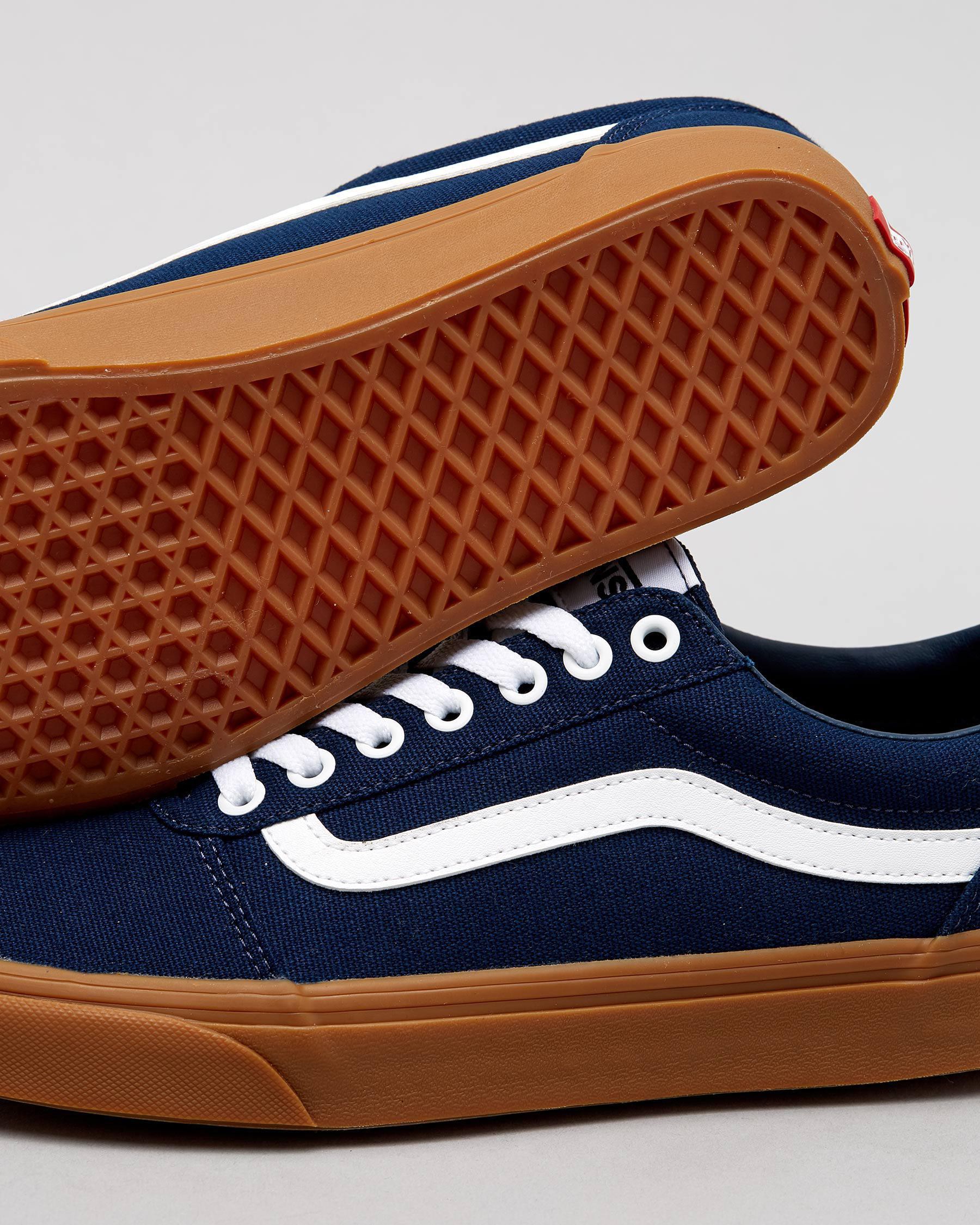 Shop Vans Ward Shoes In Dress Blues/gum - Fast Shipping & Easy Returns ...