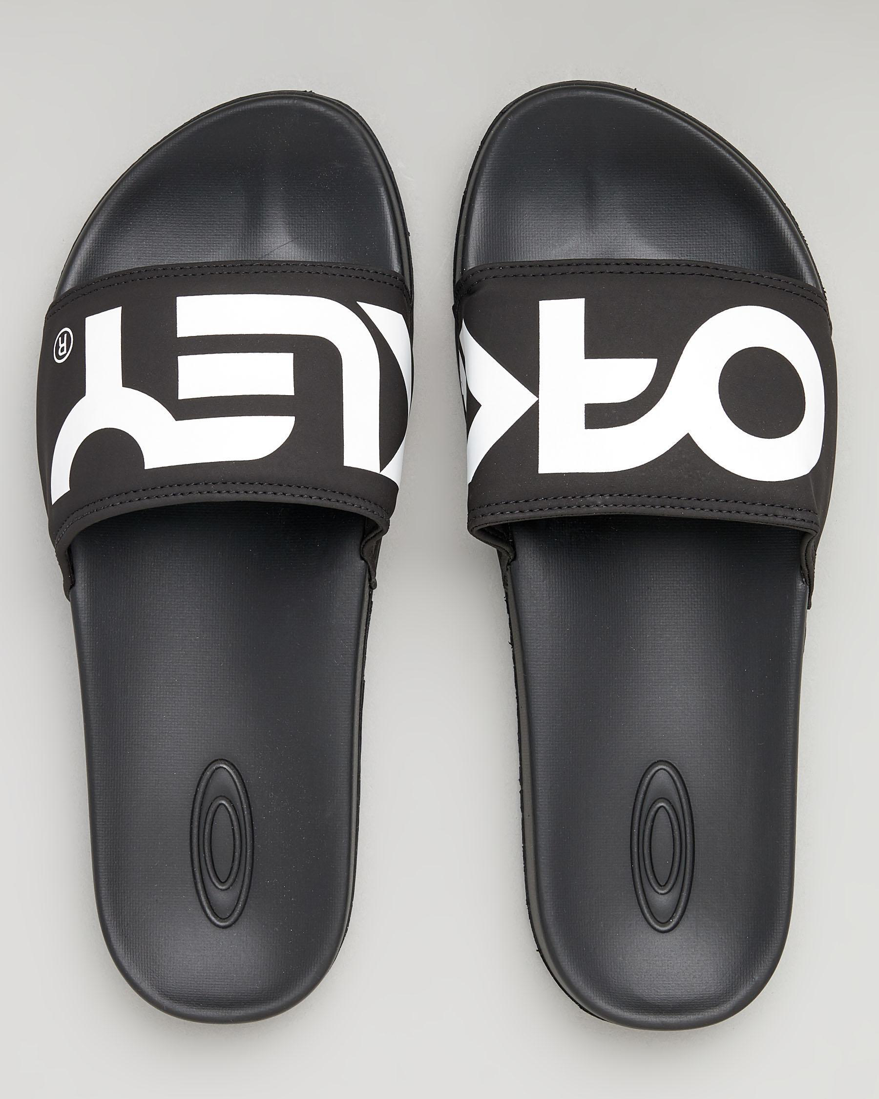 Shop Oakley B1B Slides In Blackout - Fast Shipping & Easy Returns ...