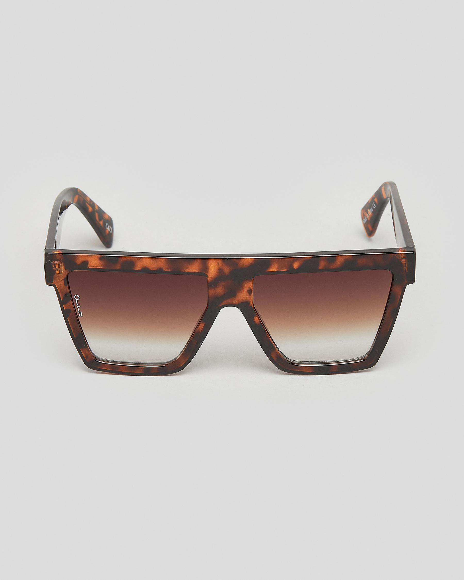 Shop Otra Eyewear Rae Sunglasses In Tort - Fast Shipping & Easy Returns ...