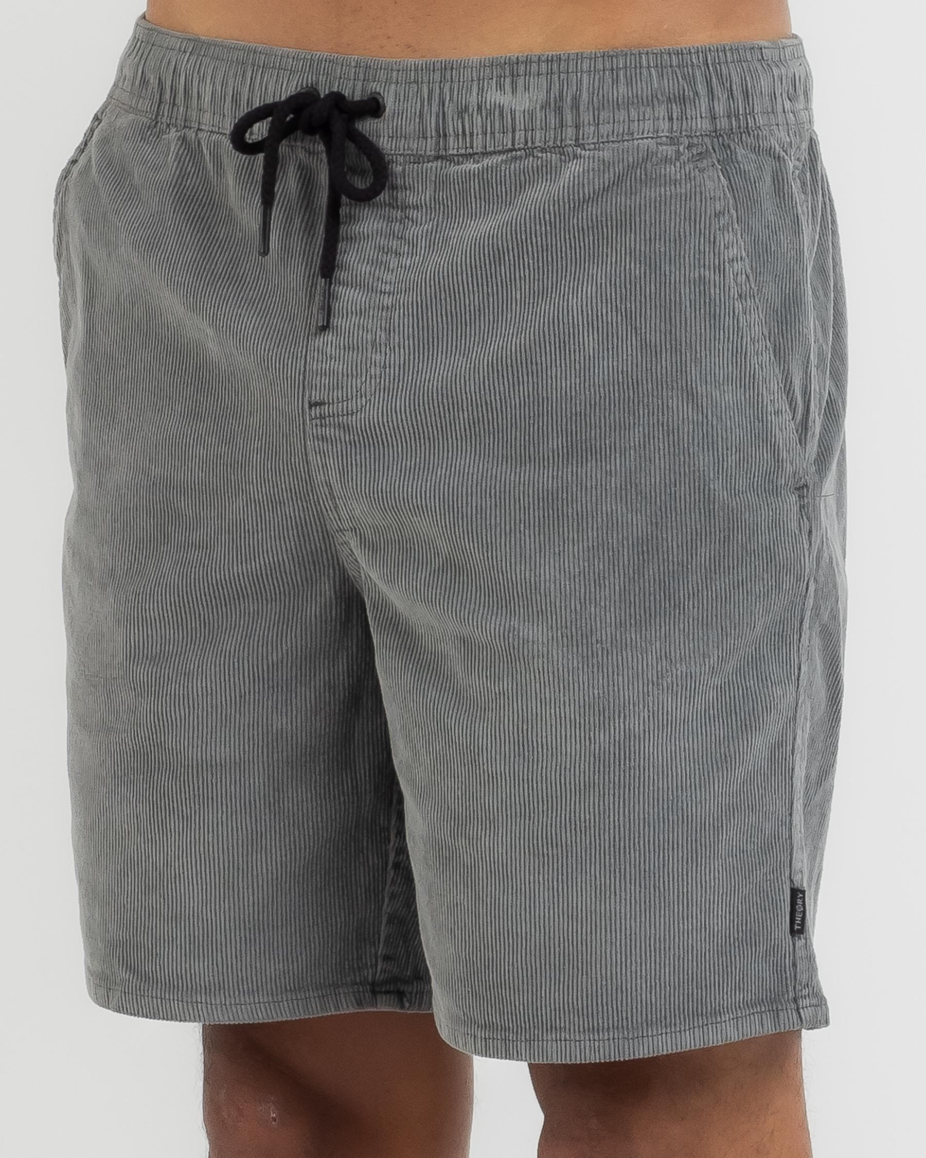 Silent Theory Cord Shorts In Grey - Fast Shipping & Easy Returns - City ...