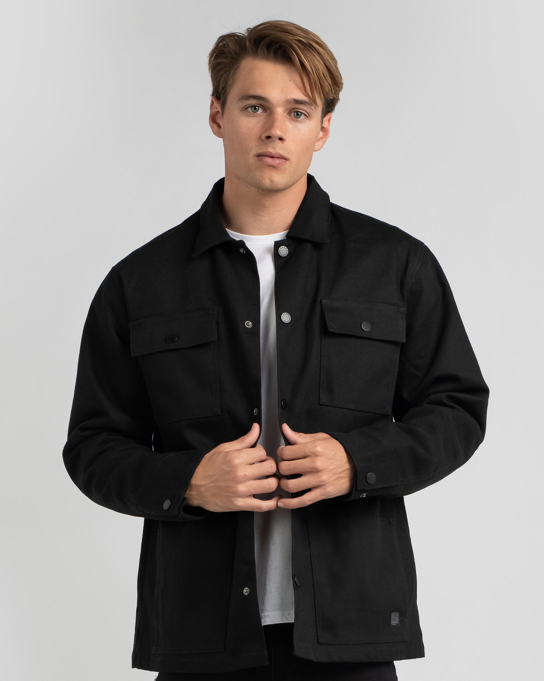 Shop Dexter Trance Jacket In Black - Fast Shipping & Easy Returns ...