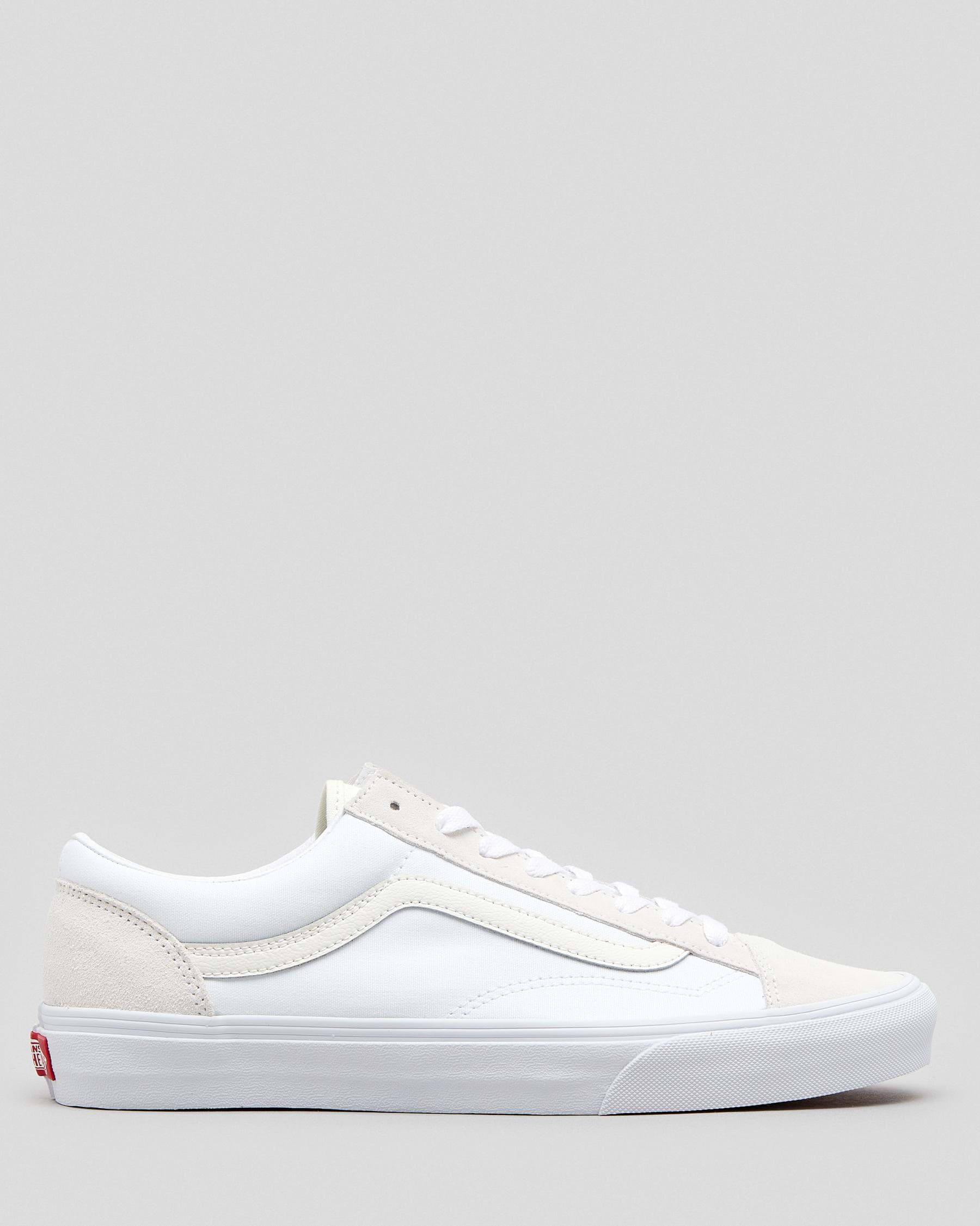 Shop Vans Style 36 Shoes In Marshmallow/true White - Fast Shipping ...