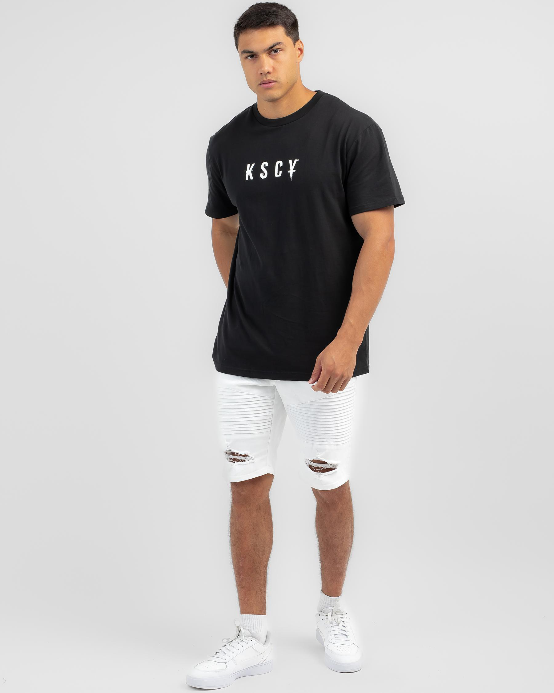 Shop Kiss Chacey Echoes Relaxed Fit T-Shirt In Jet Black - Fast ...
