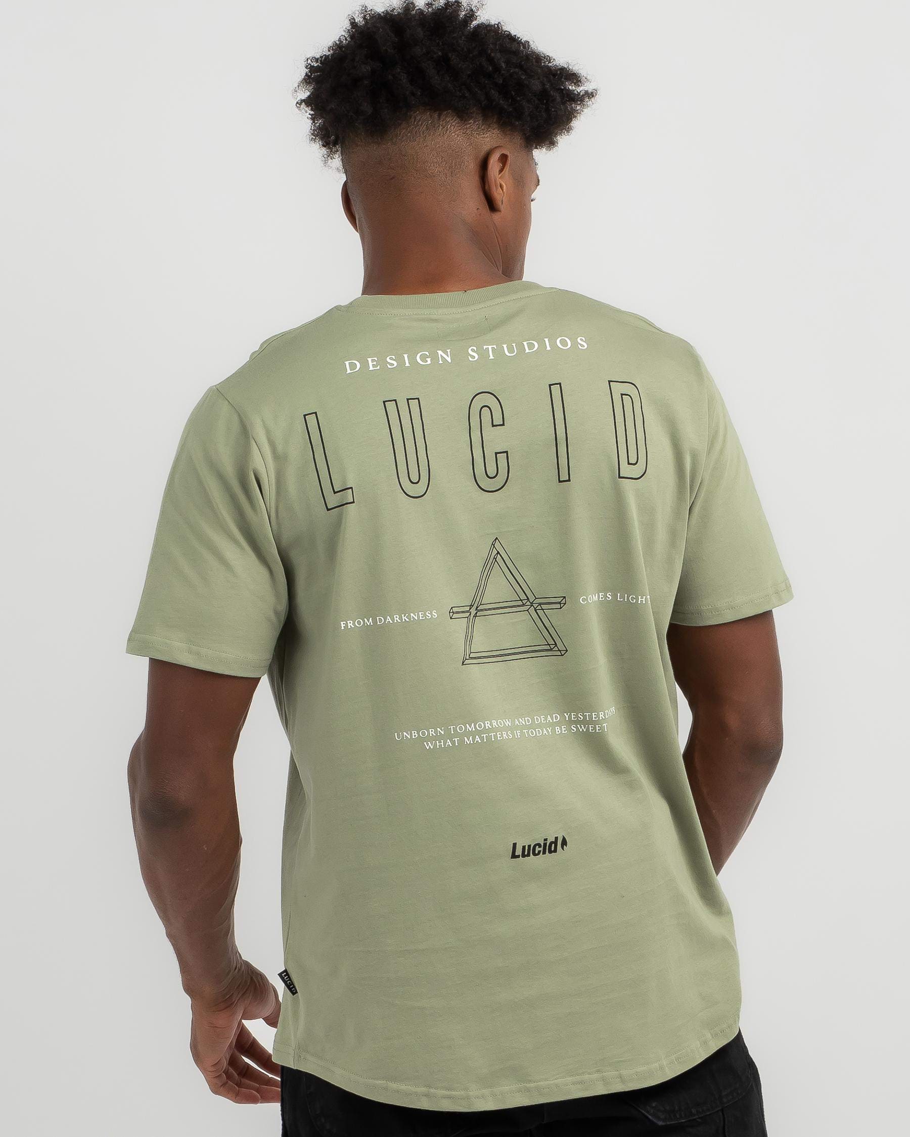 Shop Lucid Shadow T-shirt In Sage - Fast Shipping & Easy Returns - City 