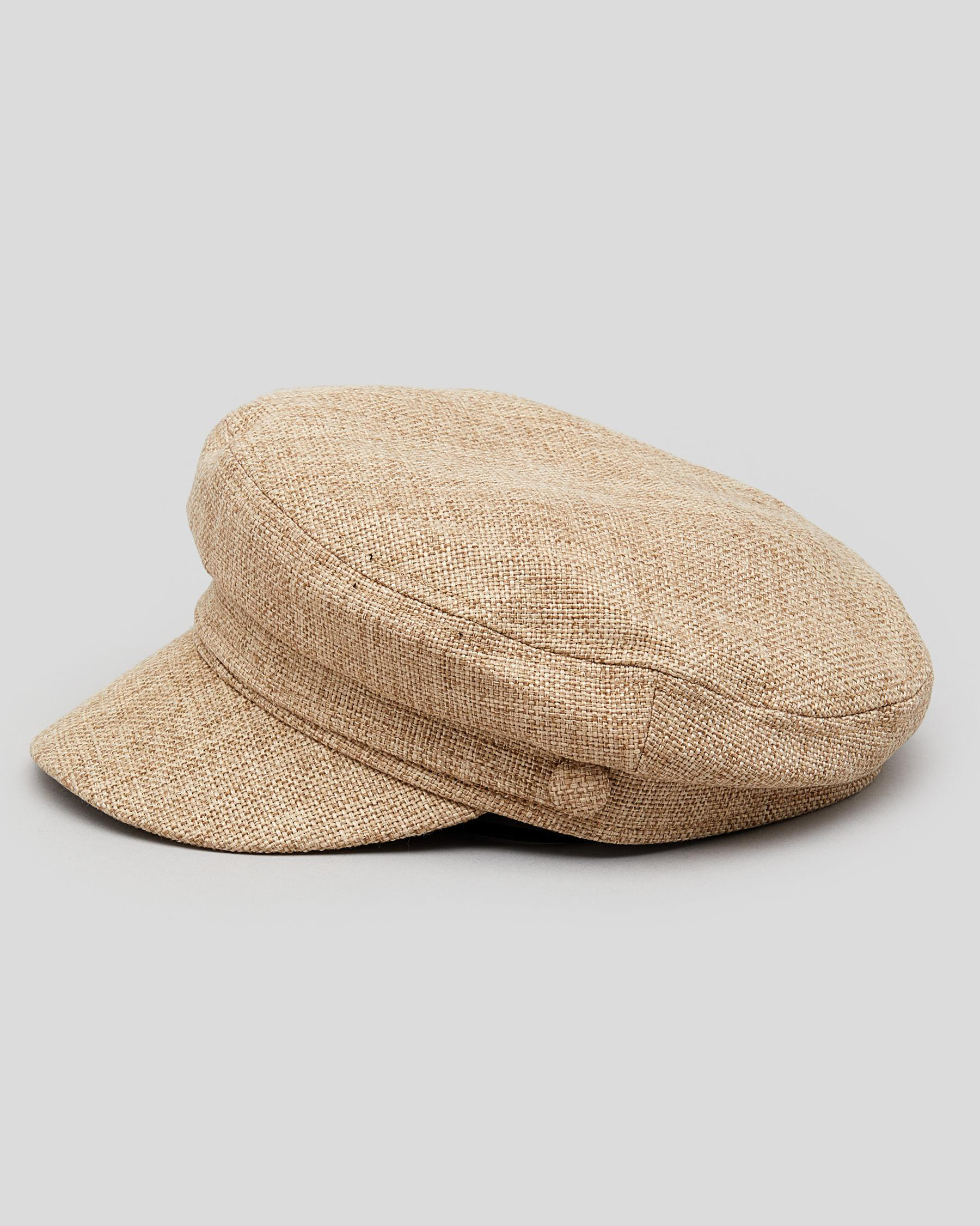 Shop Mooloola Grace Lieutenant Hat In Natural - Fast Shipping & Easy ...