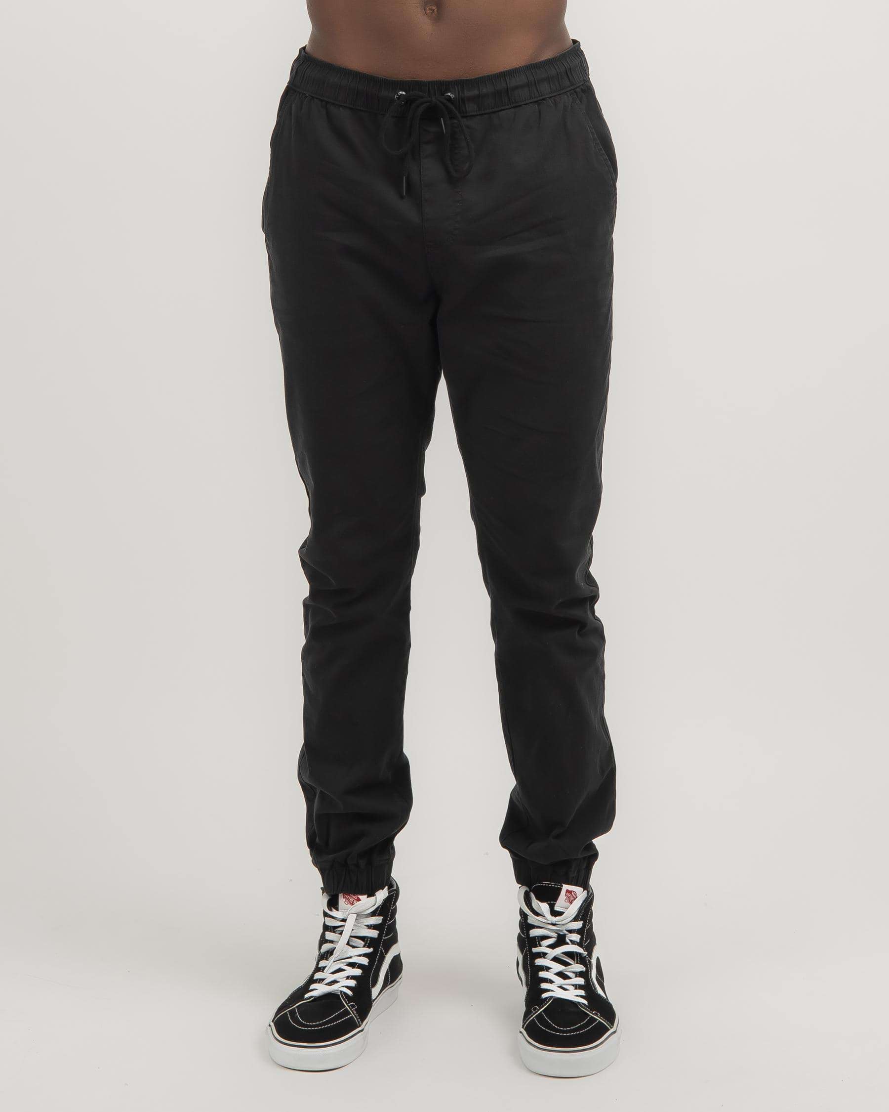 Shop Lucid Cascade Jogger Pants In Black - Fast Shipping & Easy Returns ...