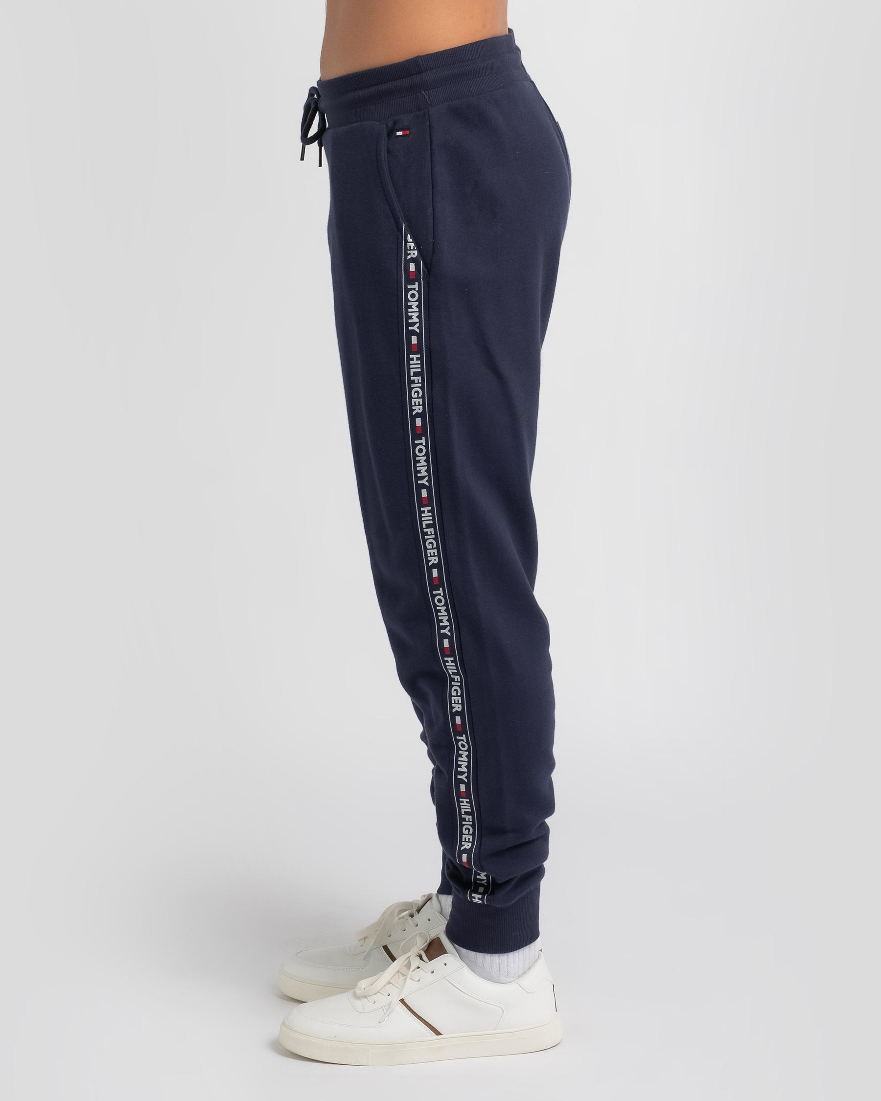 Shop Tommy Hilfiger Authentic HWK Track Pants In Navy Blazer - Fast ...