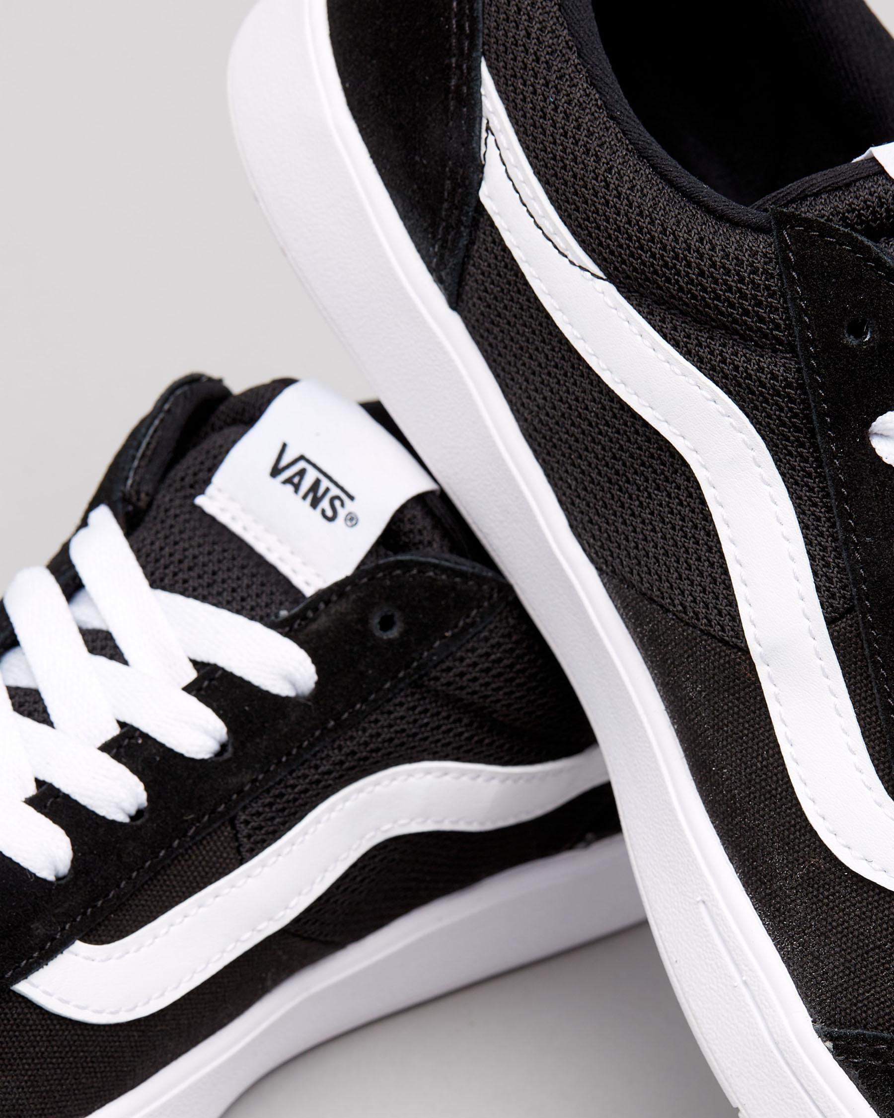 Vans Cruz Too Shoes In Black/true White - Fast Shipping & Easy Returns ...