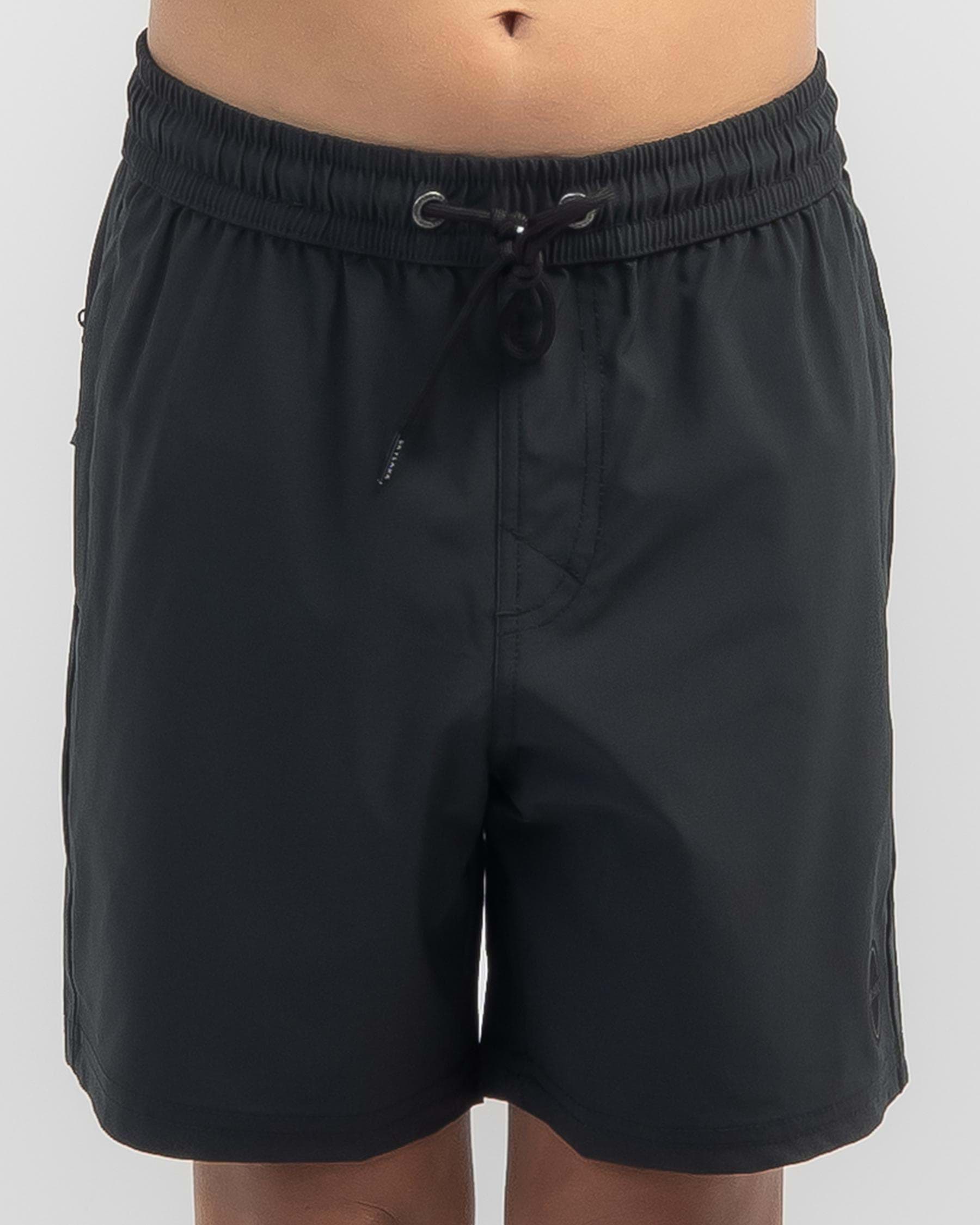 Shop Skylark Boys' Release Mully Shorts In Black - Fast Shipping & Easy ...