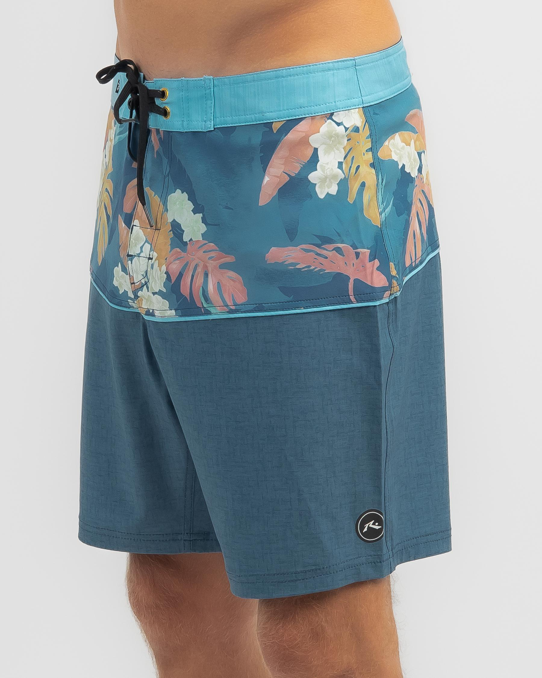 Shop Rusty Tic Tac Board Shorts In China Blue - Fast Shipping & Easy ...