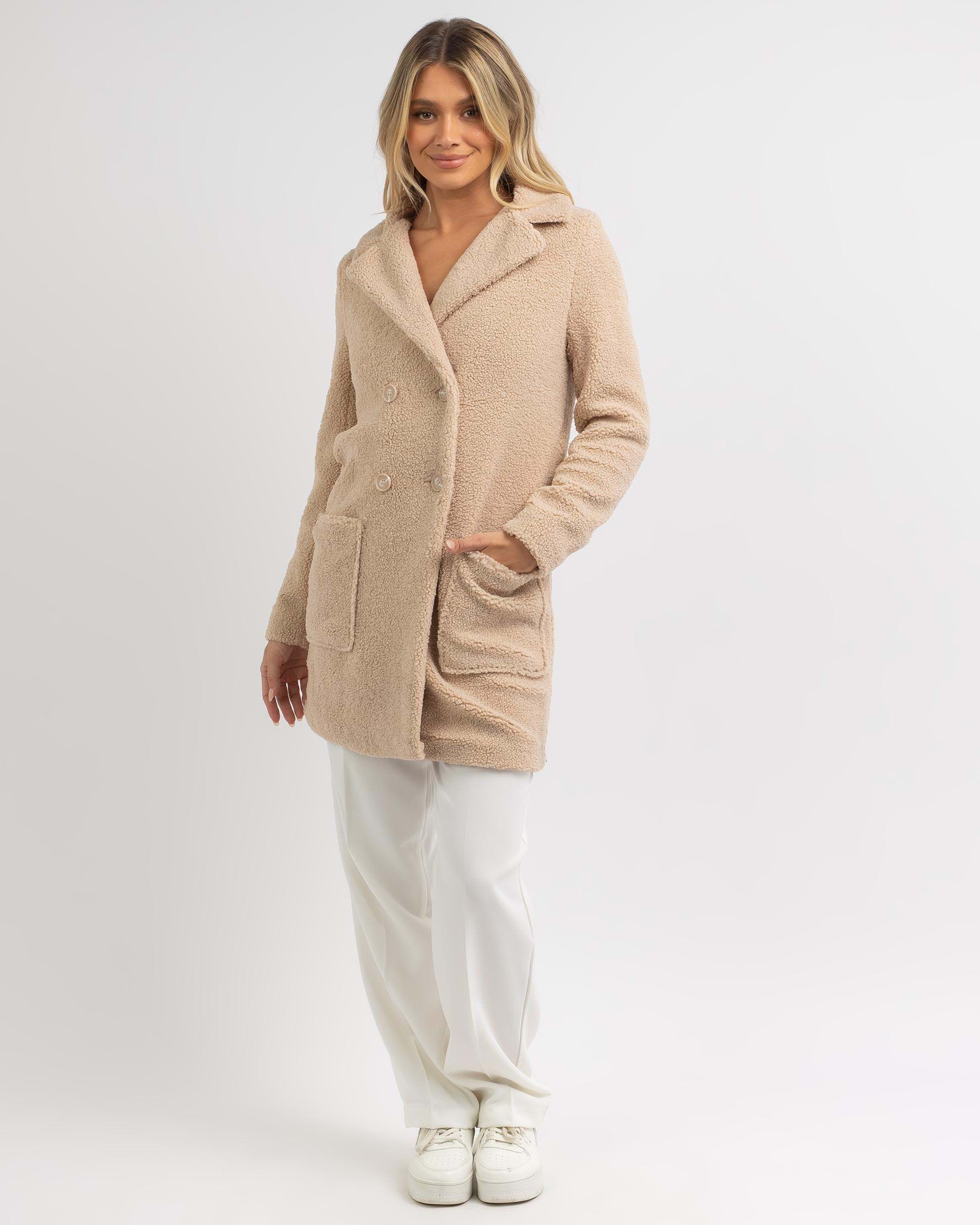 Shop Ava And Ever Miranda Jacket In Camel - Fast Shipping & Easy ...