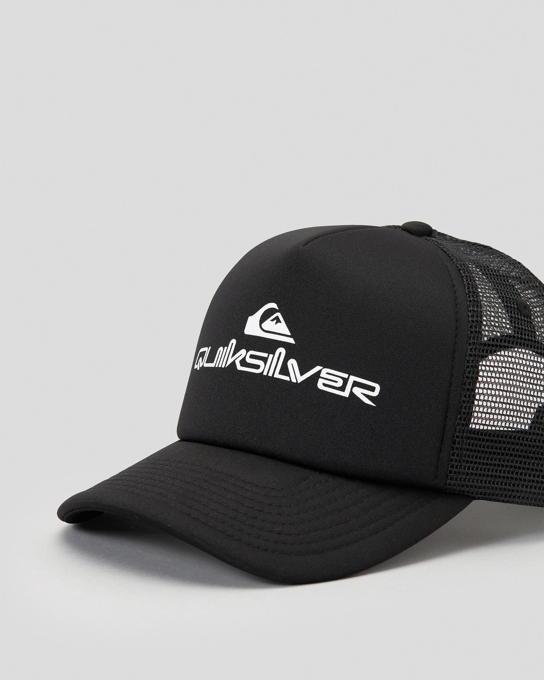 Returns - States Beach City Shipping & Omnistack - Easy In FREE* Quiksilver Trucker Black United Cap