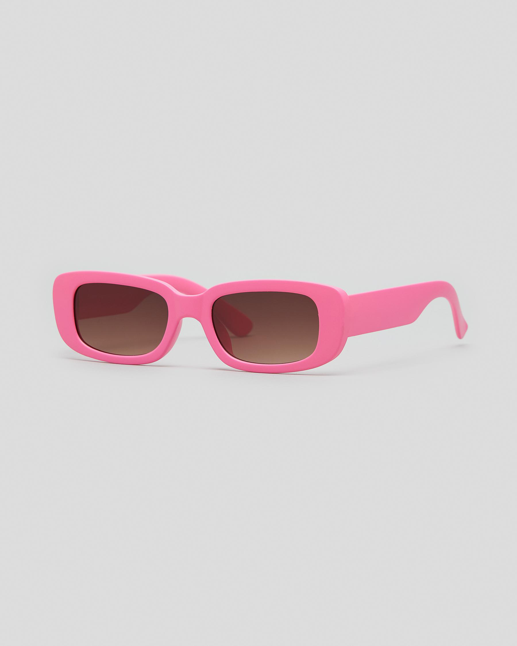 Indie Eyewear Harlow Sunglasses In Bubblegum Pink/gd Brown - Fast ...