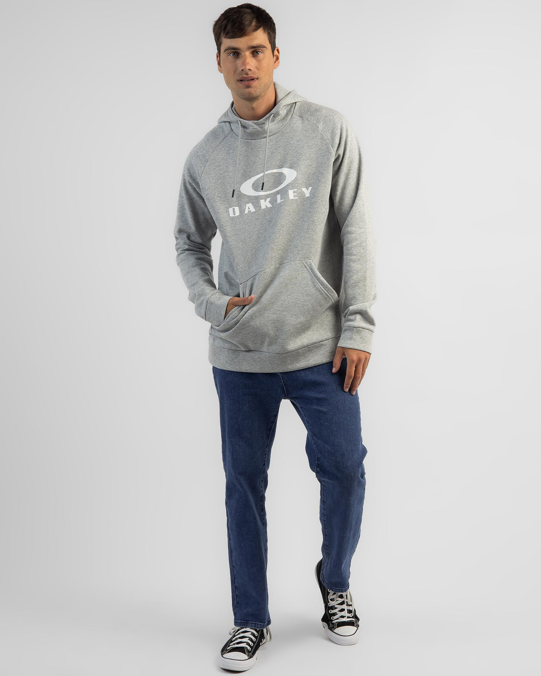 Shop Oakley Track Pull Over Hoodie In New Granite Heather - Fast ...