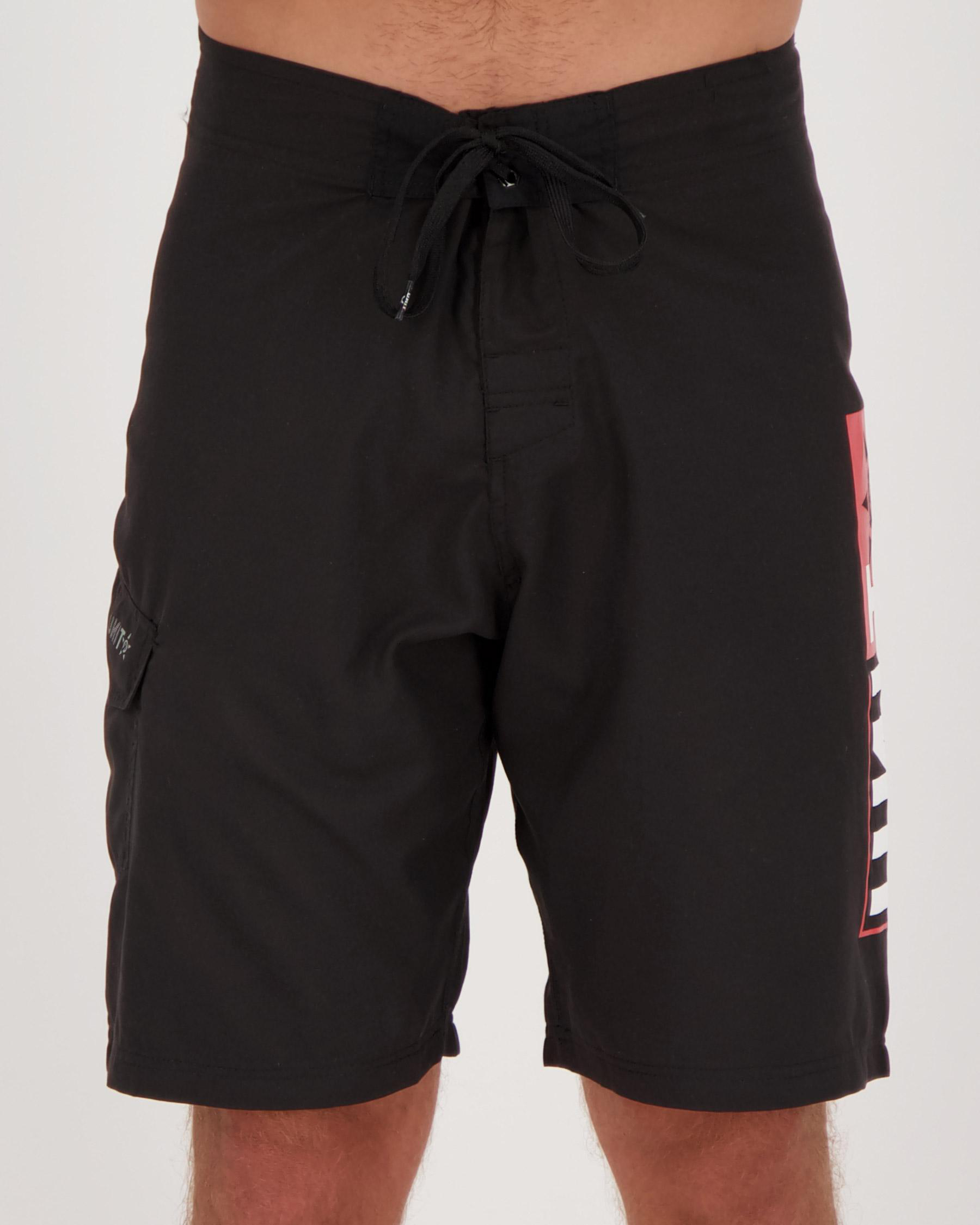 Shop Unit Bricks Board Shorts In Black - Fast Shipping & Easy Returns ...