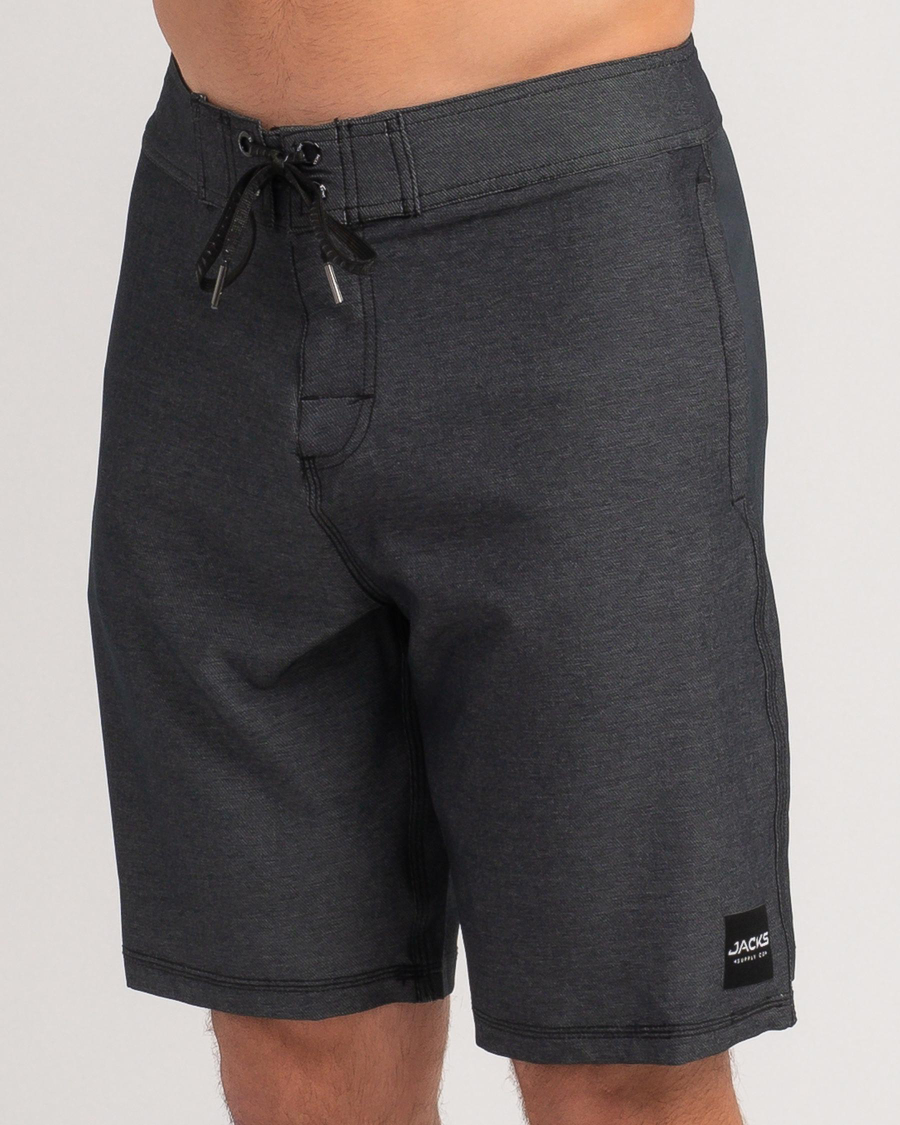 Shop Jacks Intro Board Shorts In Black - Fast Shipping & Easy Returns ...