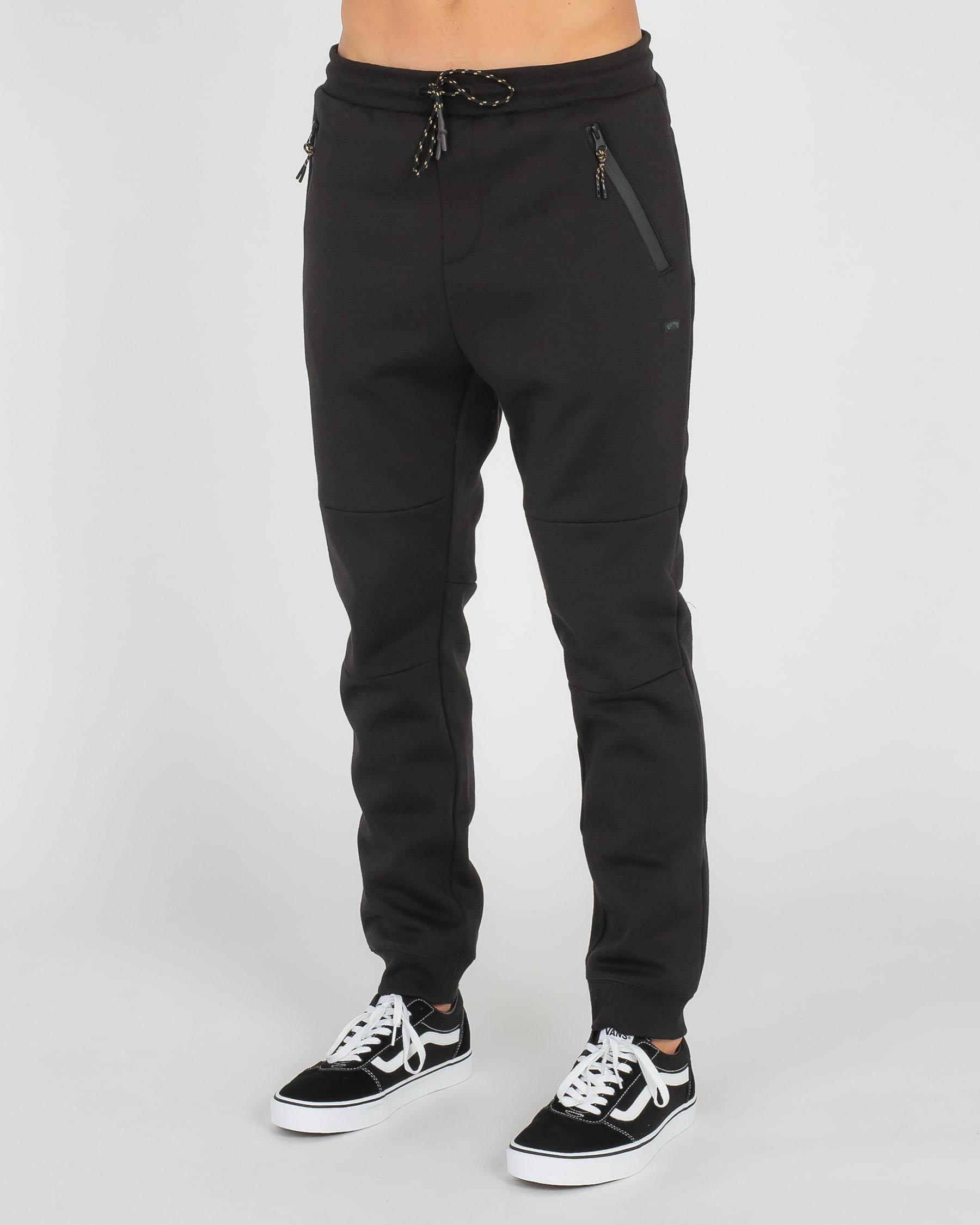 Shop Billabong ADIV Tech Track Pants In Black - Fast Shipping & Easy ...