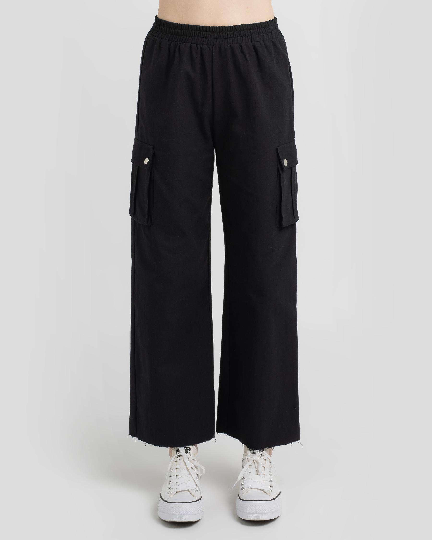 Shop Ava And Ever Girls' Misha Pants In Black - Fast Shipping & Easy ...