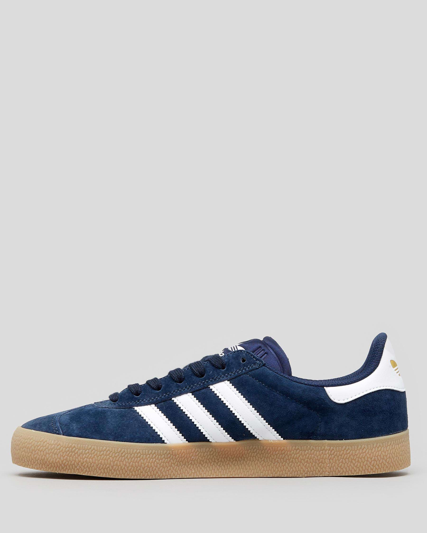 Adidas Gazelle ADV Shoes In Navy/white - FREE* Shipping & Easy Returns ...