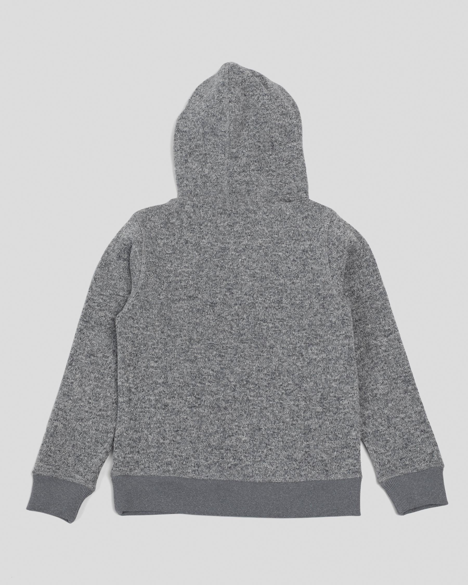 Shop Rip Curl Toddlers' Crescent Hoodie In Grey Marle - Fast Shipping ...