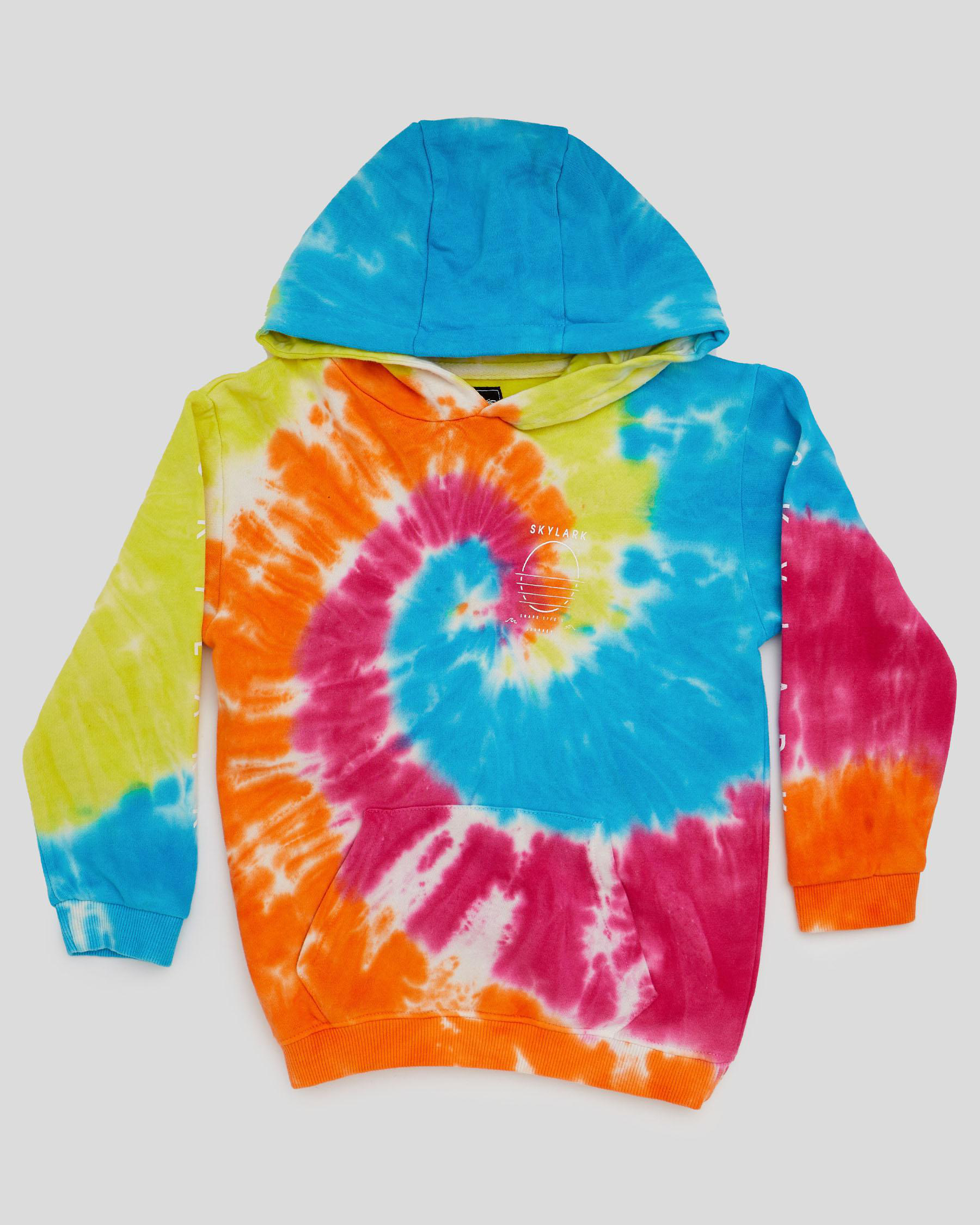 Skylark Toddlers' Boundless Hoodie In Bright Tie Dye - Fast Shipping ...