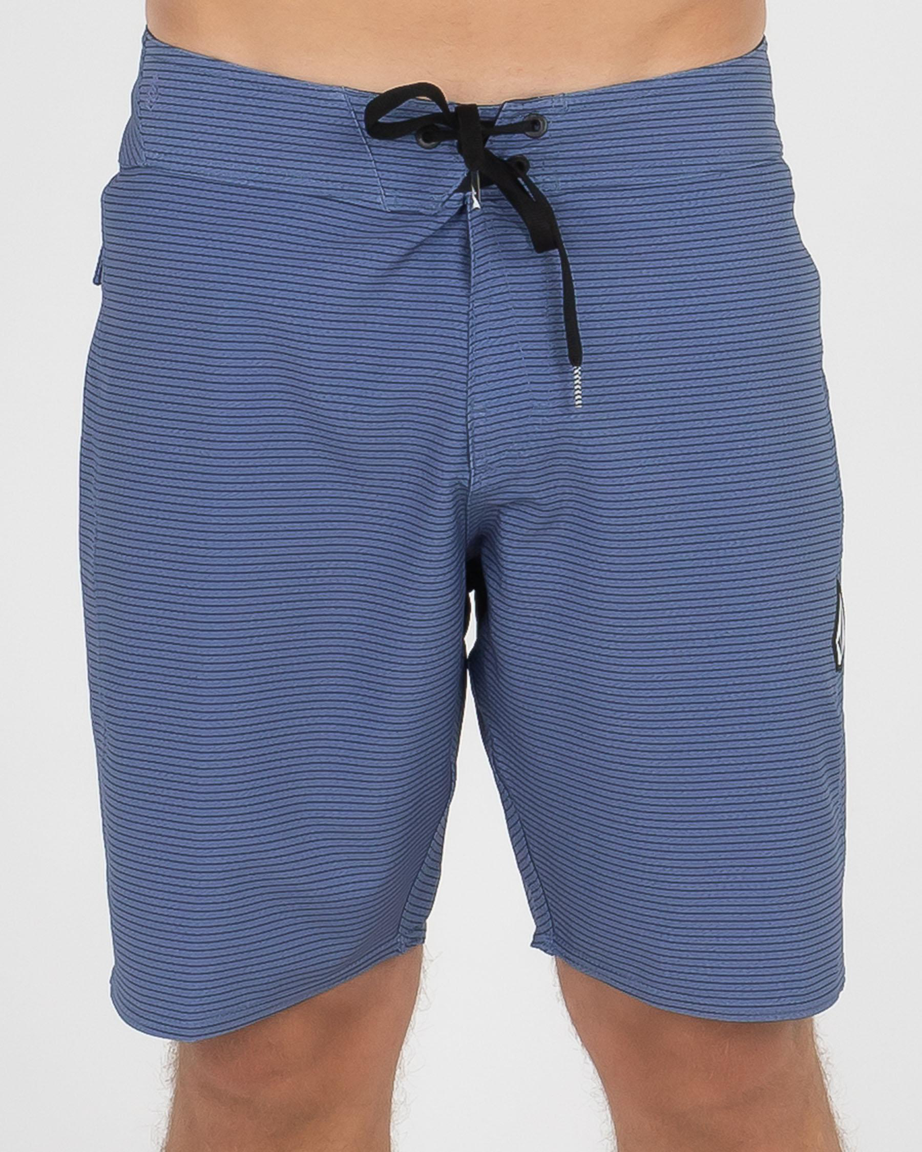 Shop Volcom Too Hectik 2 Board Shorts In Blue - Fast Shipping & Easy ...