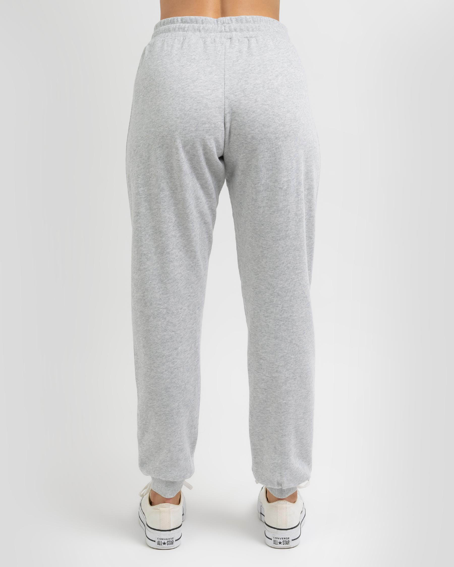 Shop Rip Curl Standard Track Pants In Light Grey Marle - Fast Shipping ...