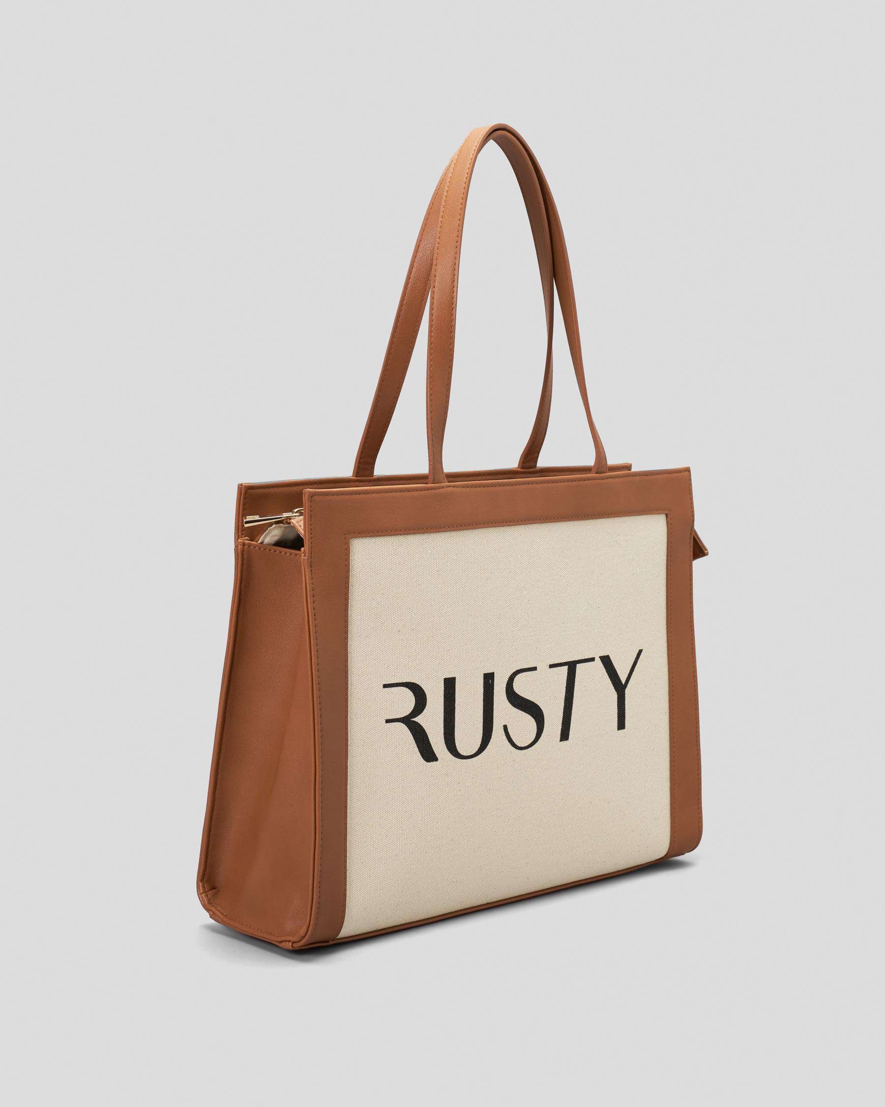 Shop Rusty Cabo Tote Bag In Natural - Fast Shipping & Easy Returns ...