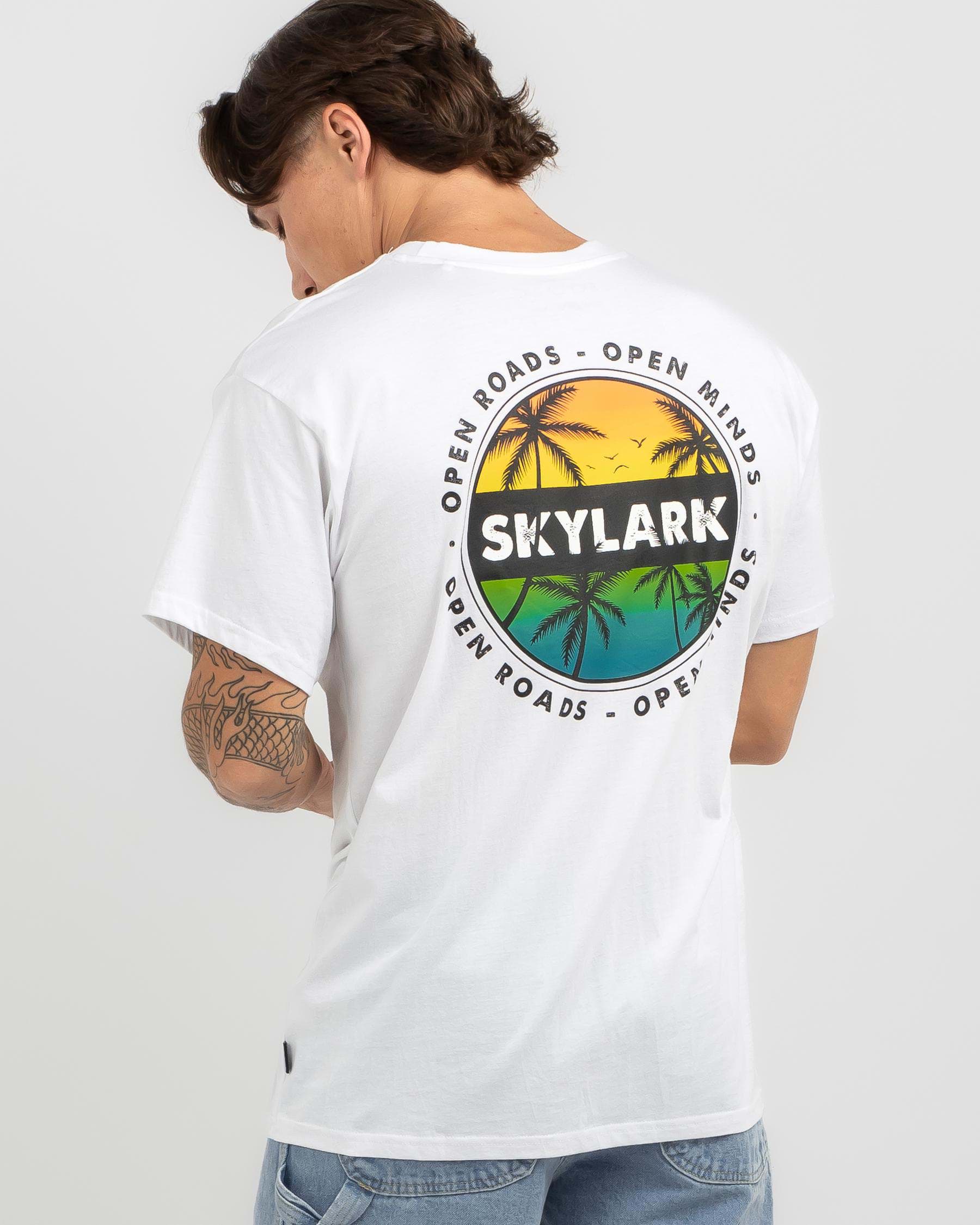 Shop Skylark Beach T-Shirt In White - Fast Shipping & Easy Returns ...
