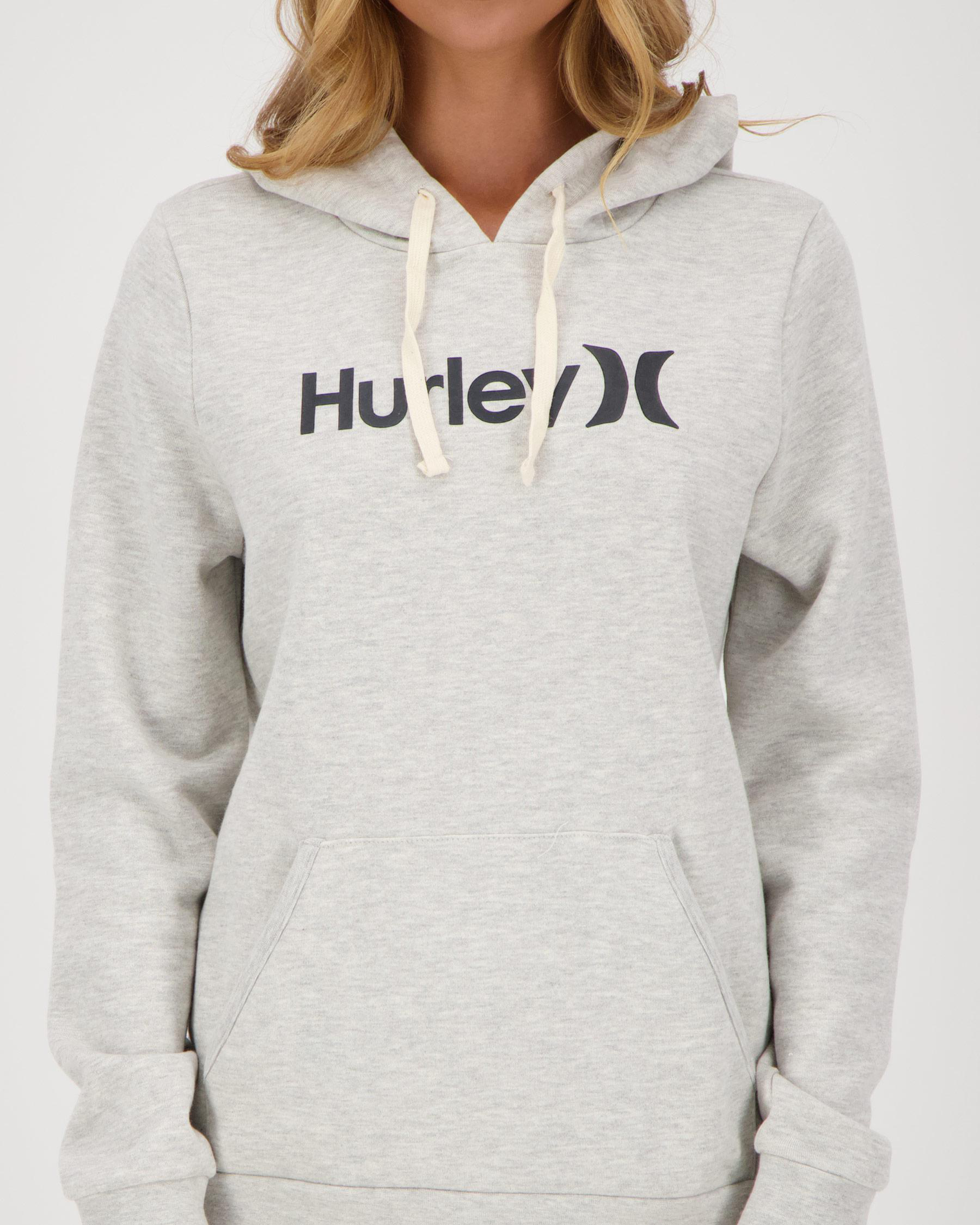 Hurley One & Only Hoodie In 051 Grey Heather - Fast Shipping & Easy ...