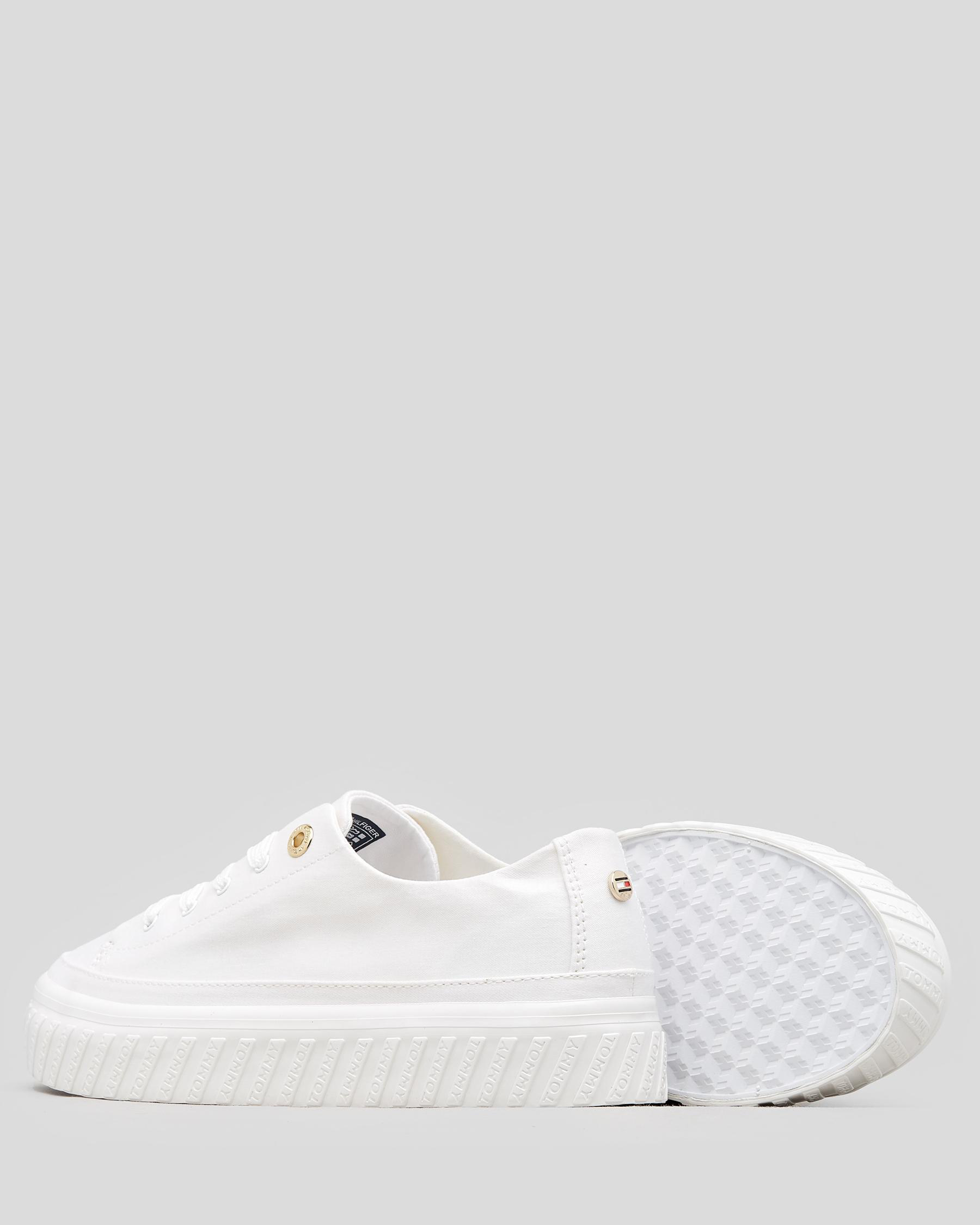 tommy hilfiger vulcanised flatform trainers