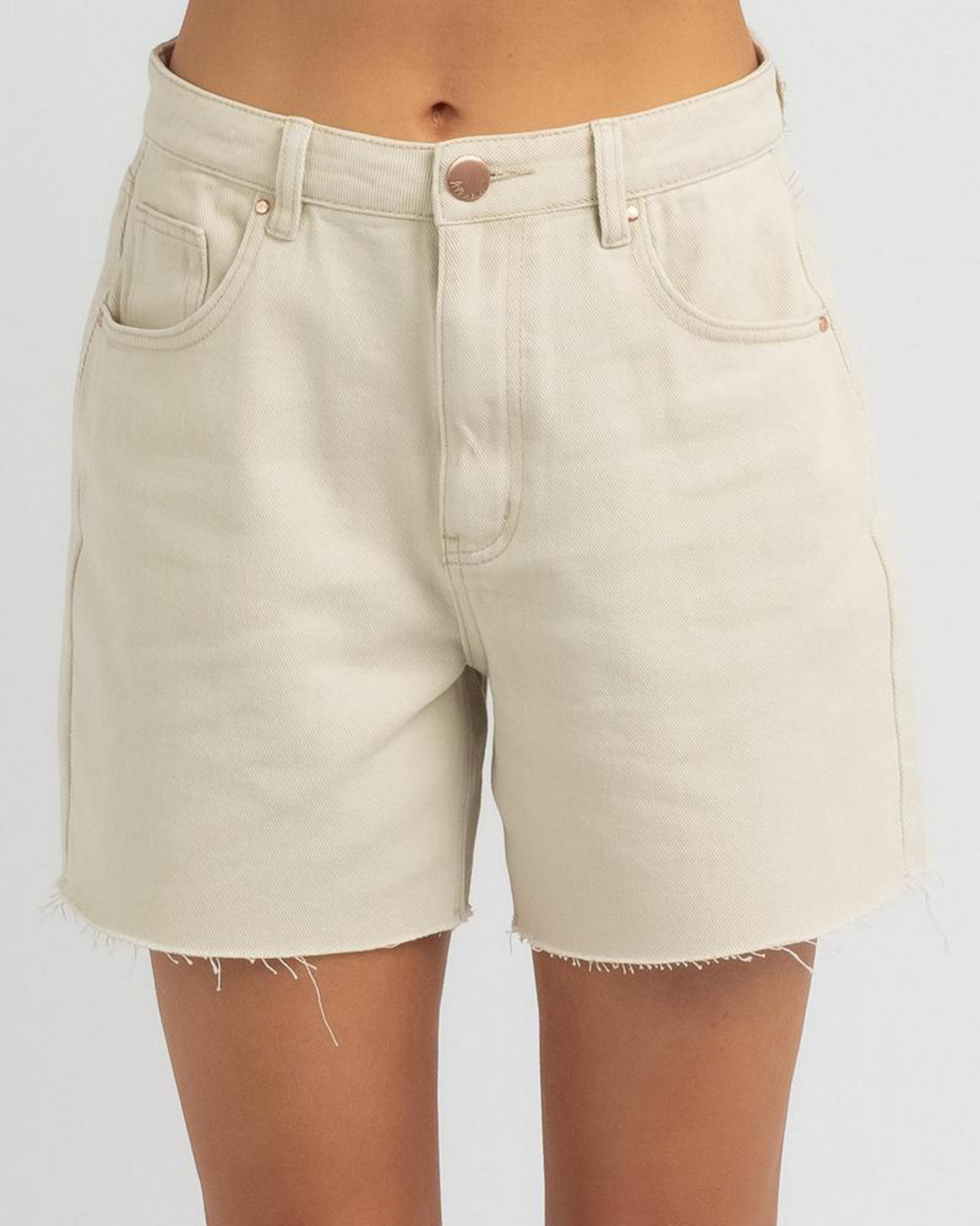 Shop Ava And Ever Vance Shorts In Sand - Fast Shipping & Easy Returns ...