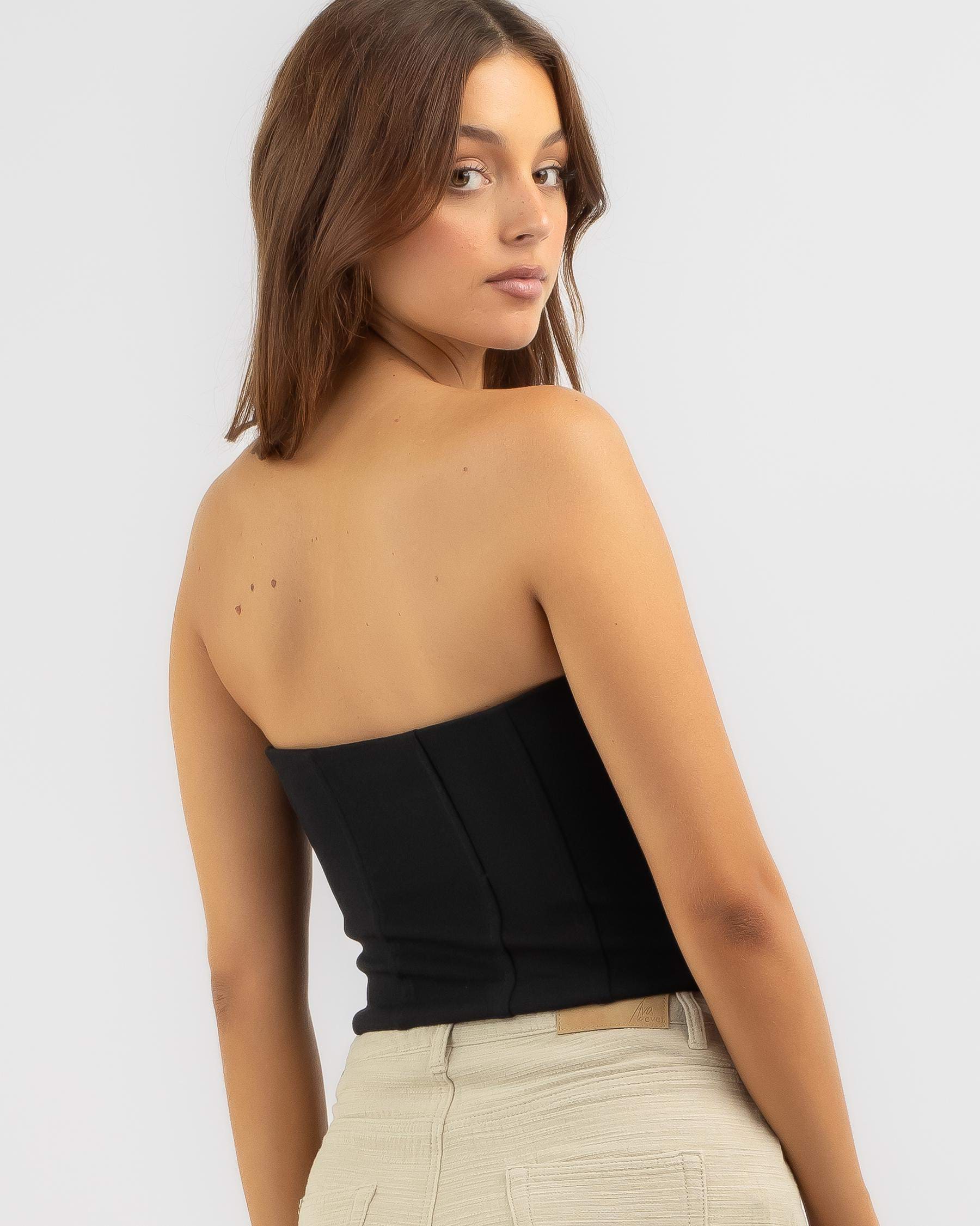 Ava And Ever Henry Corset Top In Black Fast Shipping And Easy Returns City Beach Australia 5616