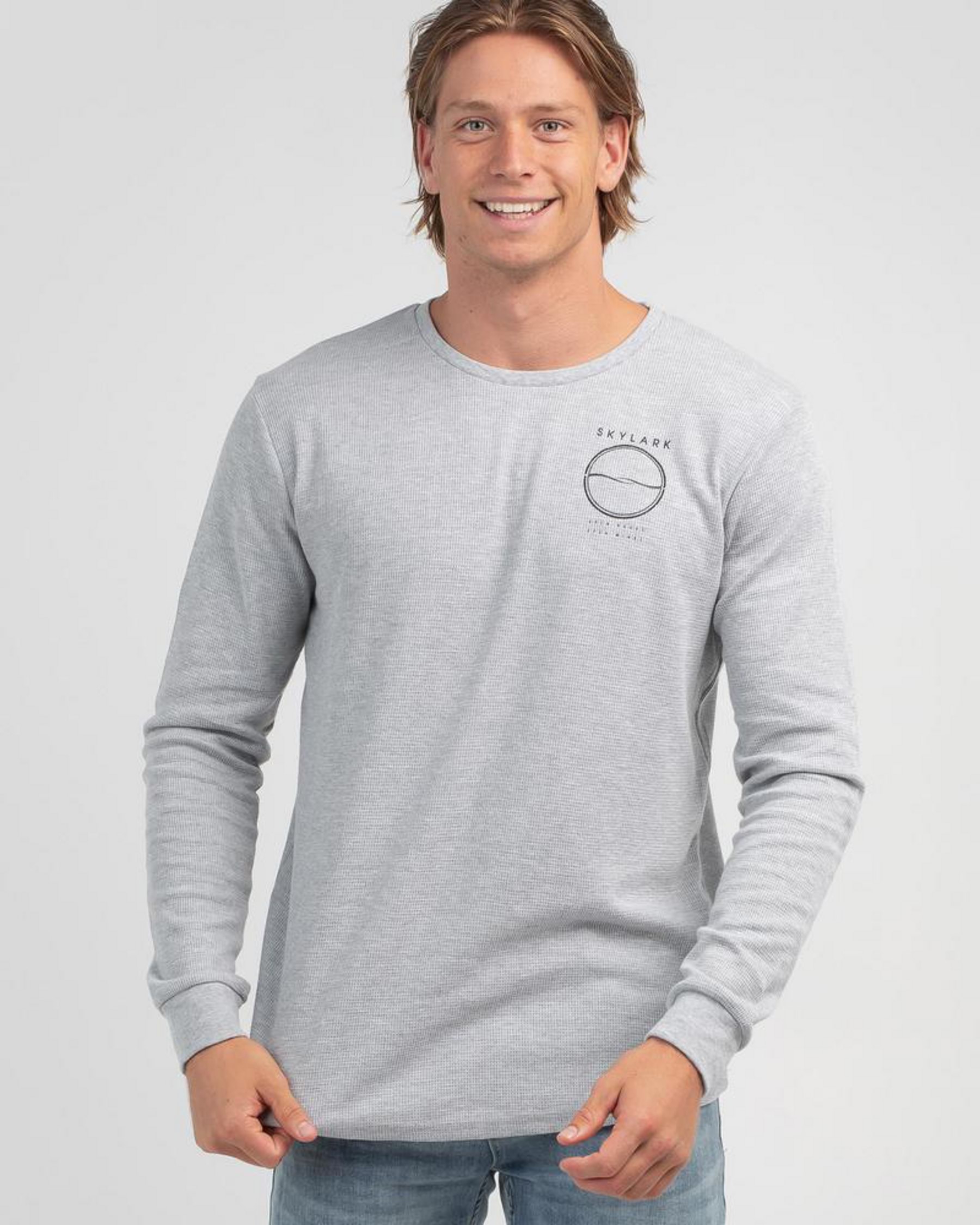 Shop Skylark Inbound Long Sleeve T-Shirt In Light Grey Marle - Fast ...