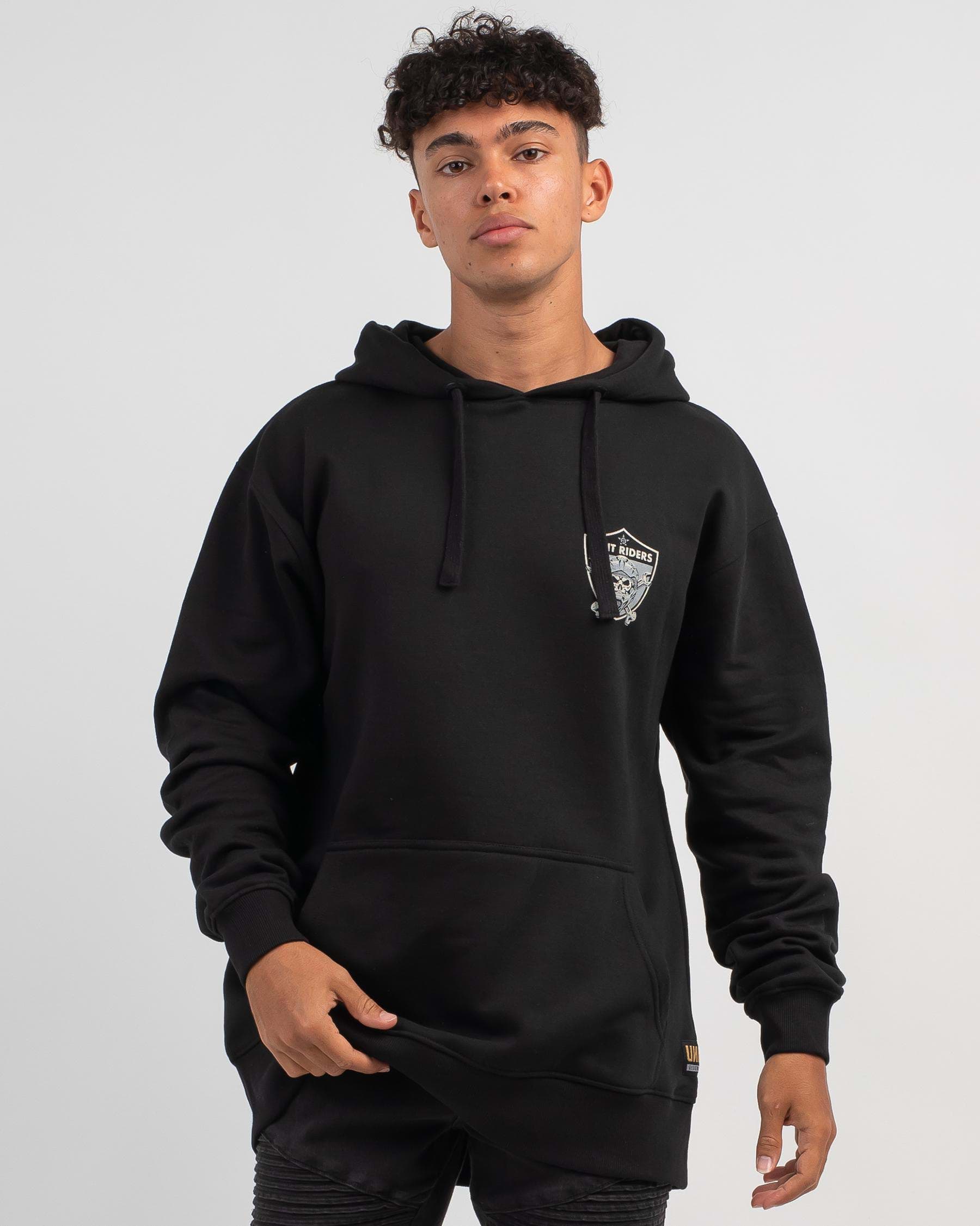 Unit Riders Hoodie In Black - Fast Shipping & Easy Returns - City Beach ...