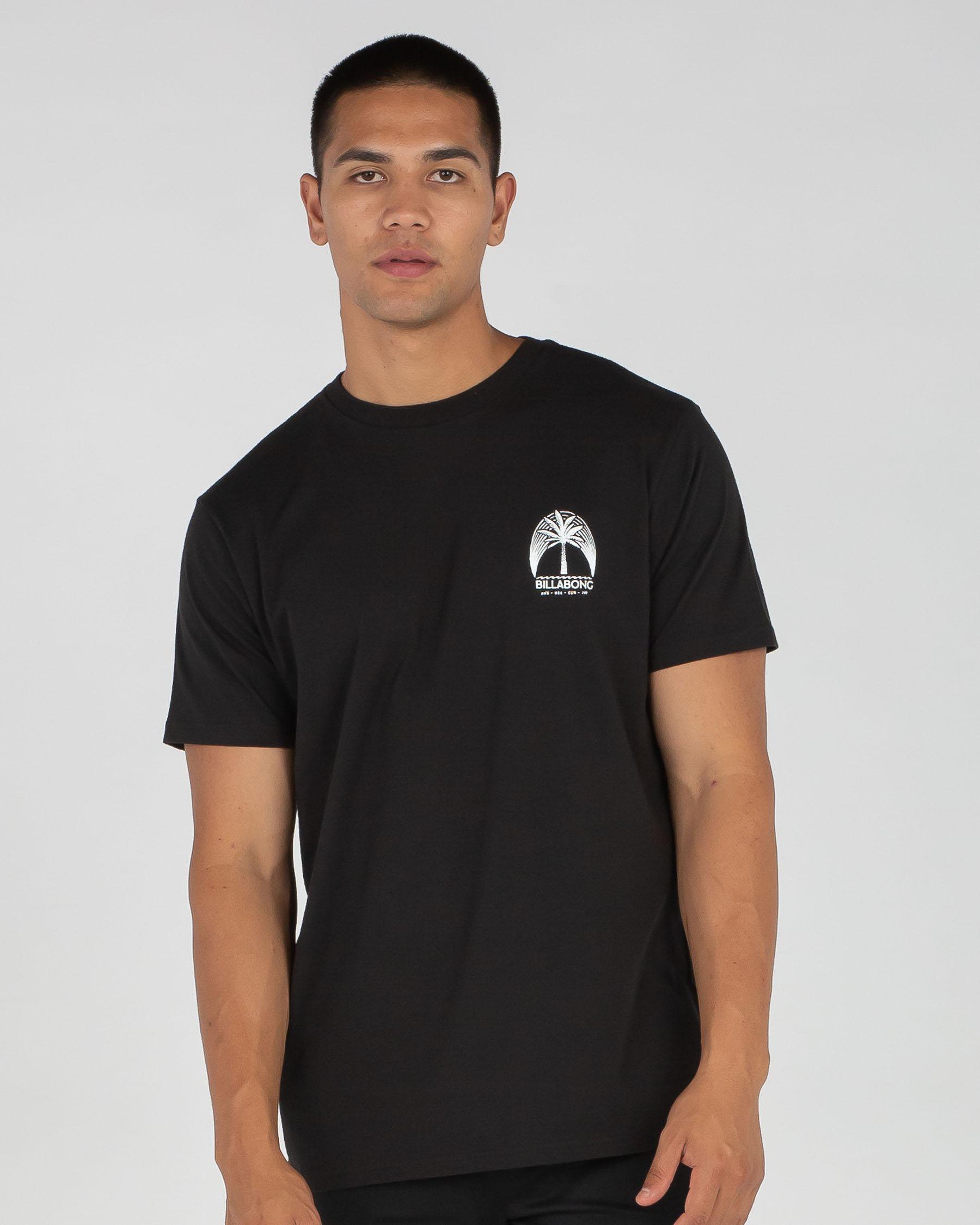 Billabong Skitz Brau T-Shirt In Black - Fast Shipping & Easy Returns ...