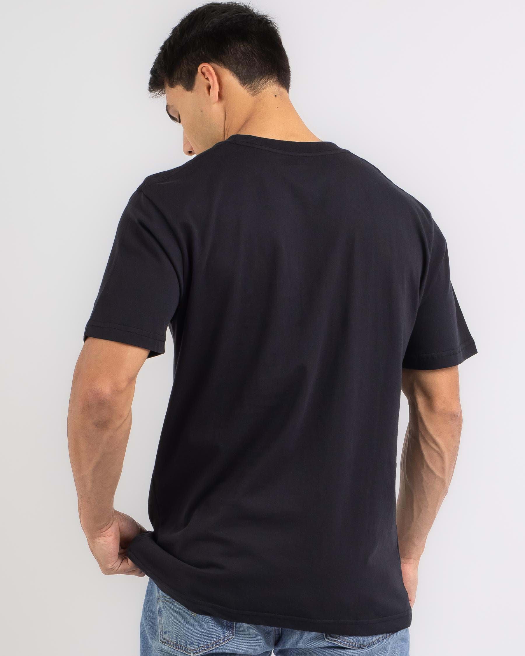 DC Shoes In Easy Beach United Star States Black - Returns Shipping City T-Shirt FREE* DC Fill & 