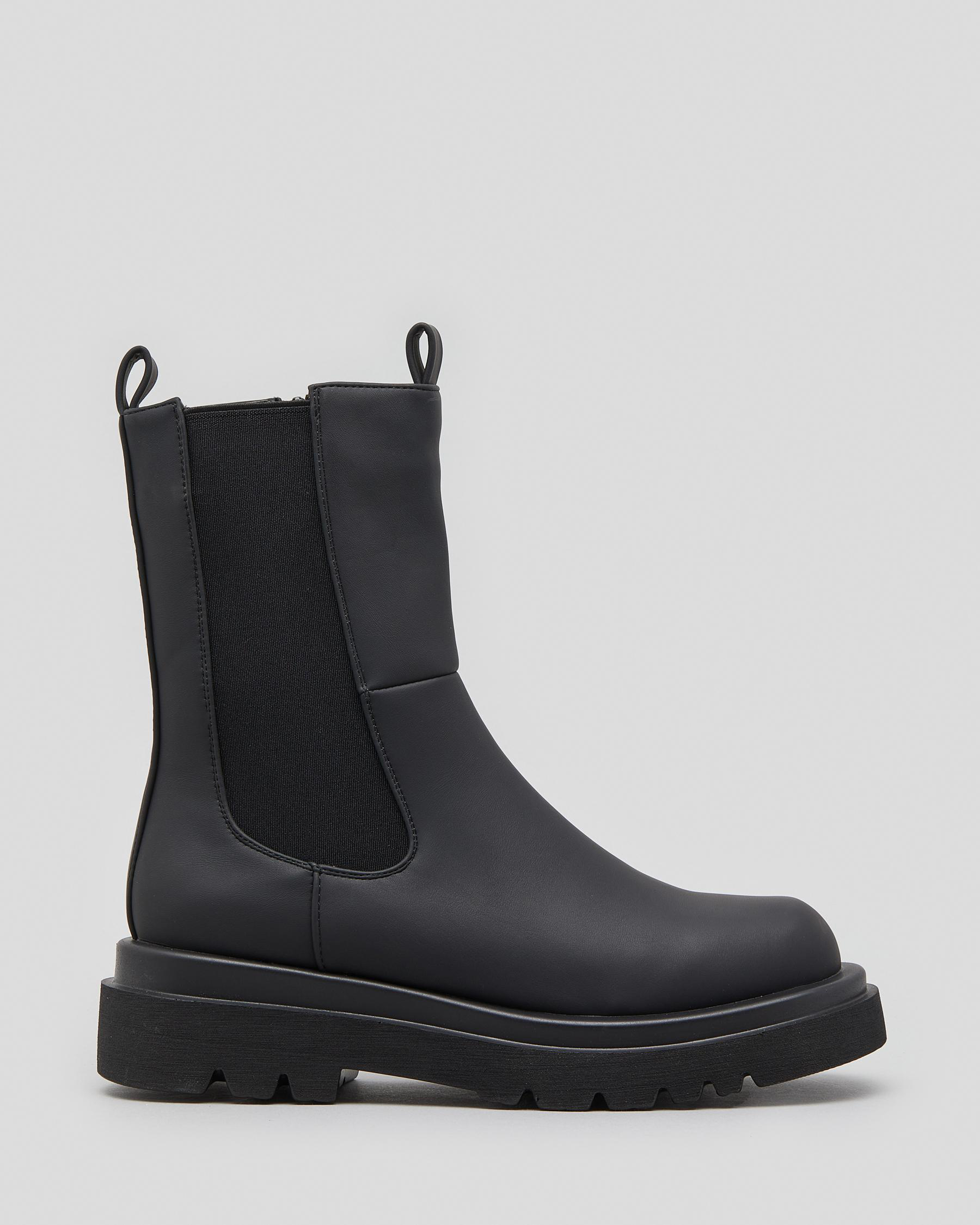 Jonnie Oblivious Boots In Black Fast Shipping Easy Returns